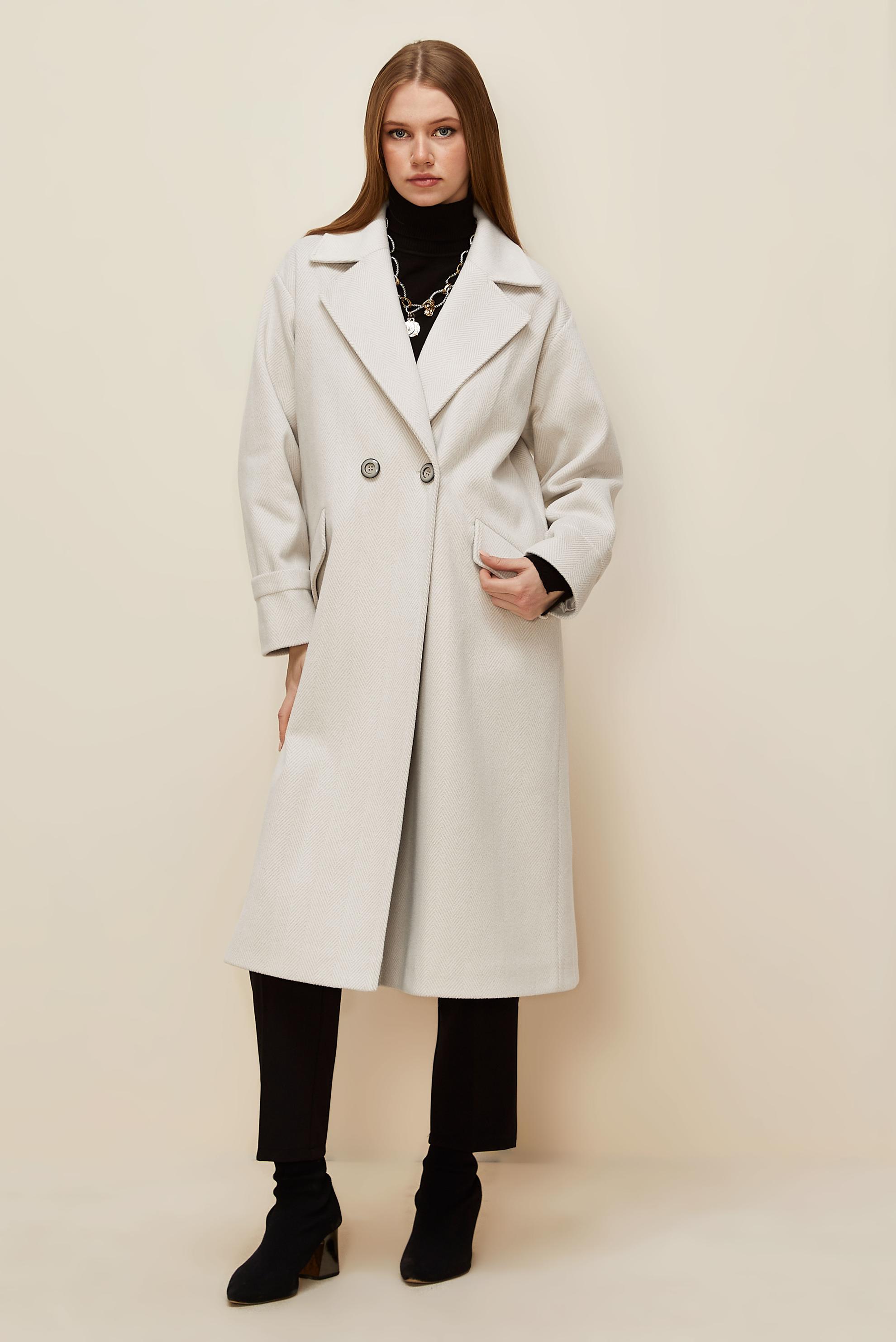 Vêtements hijab BEIGE MANTEAU CACHE 90622