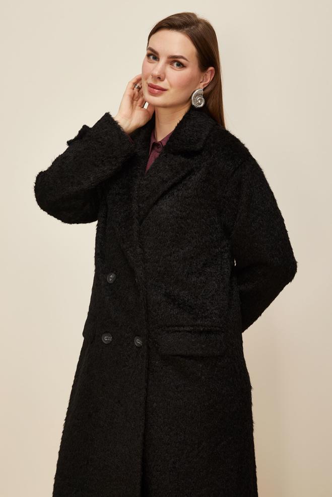 Hijab clothing BLACK 90623 8735 KABAN 38-46 TEK42 - ALVİNA