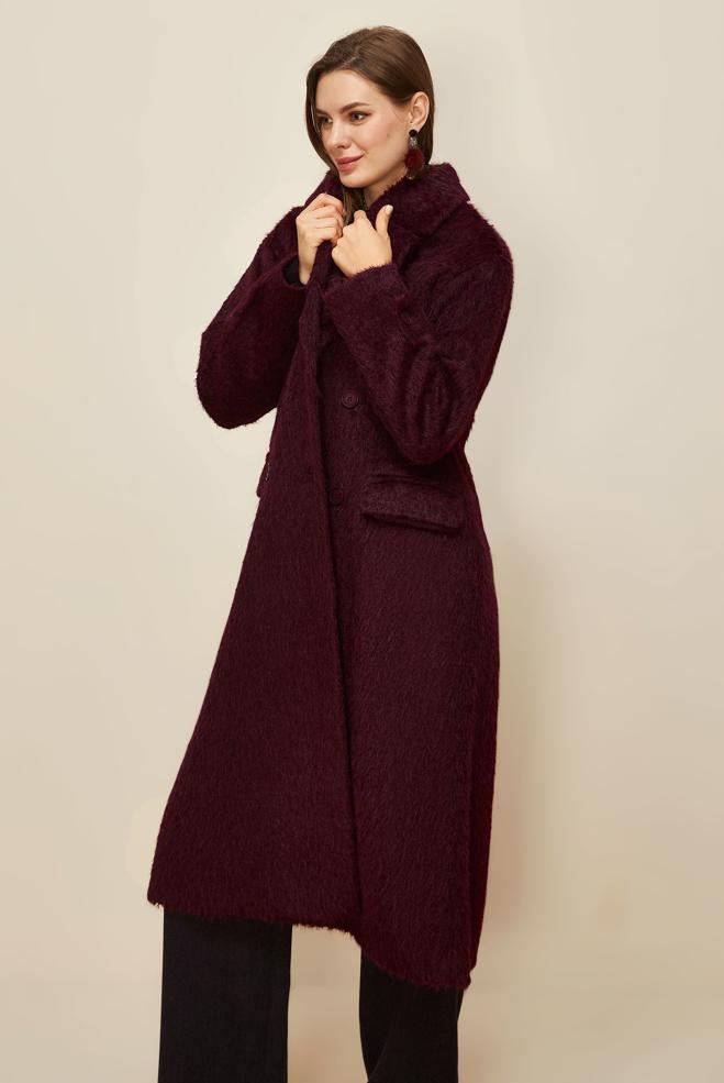 Hijab clothing CLARET RED 90623 8735 KABAN 38-46 TEK42 - ALVİNA