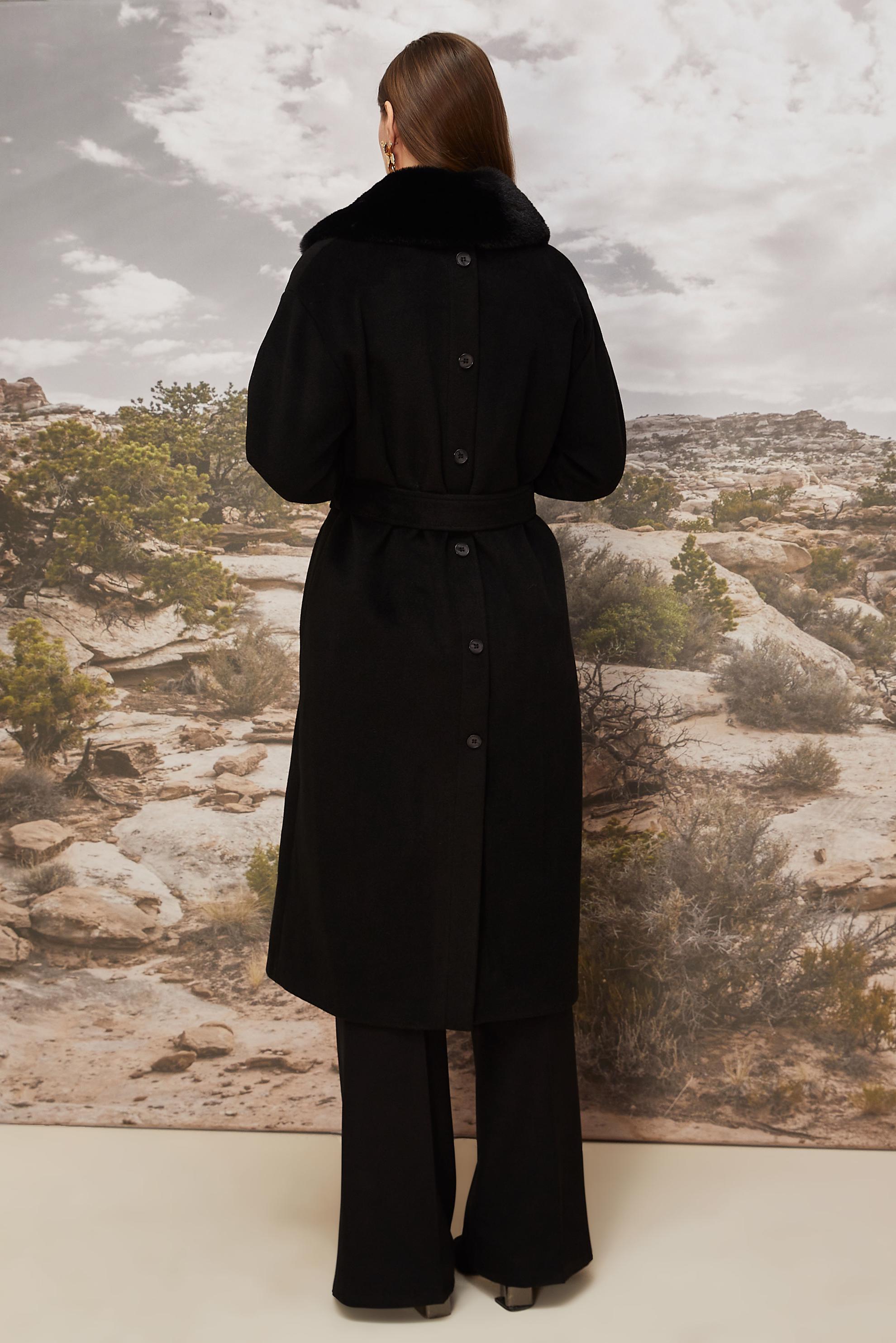 Tesettür giyim SİYAH 90624 8545 KABAN 38-46 TEK 40