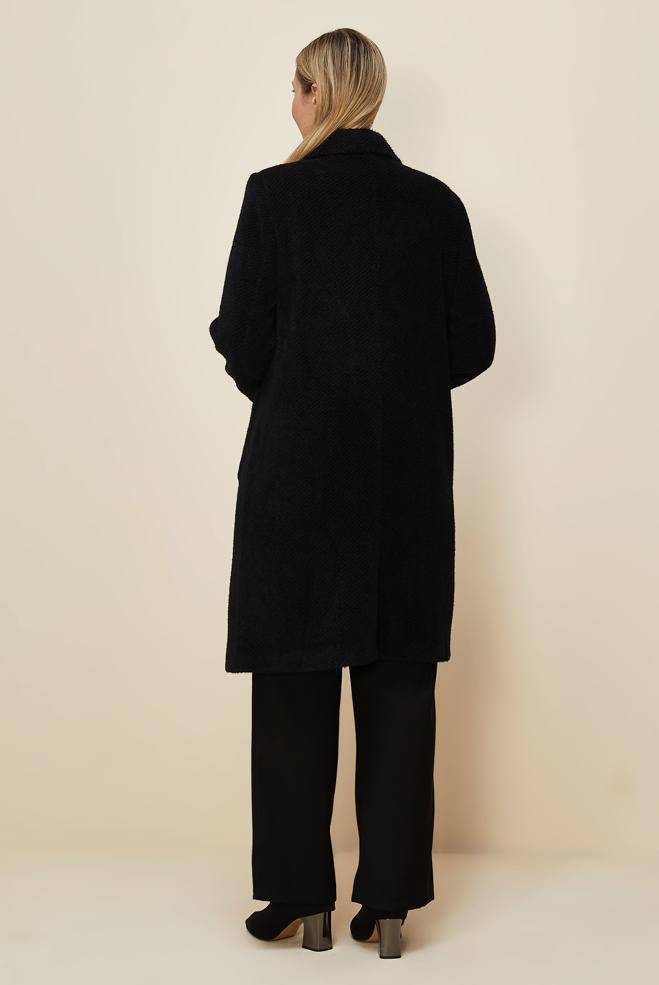 Vêtements hijab NOIR CACHE MANTEAU 90625 - ALVİNA