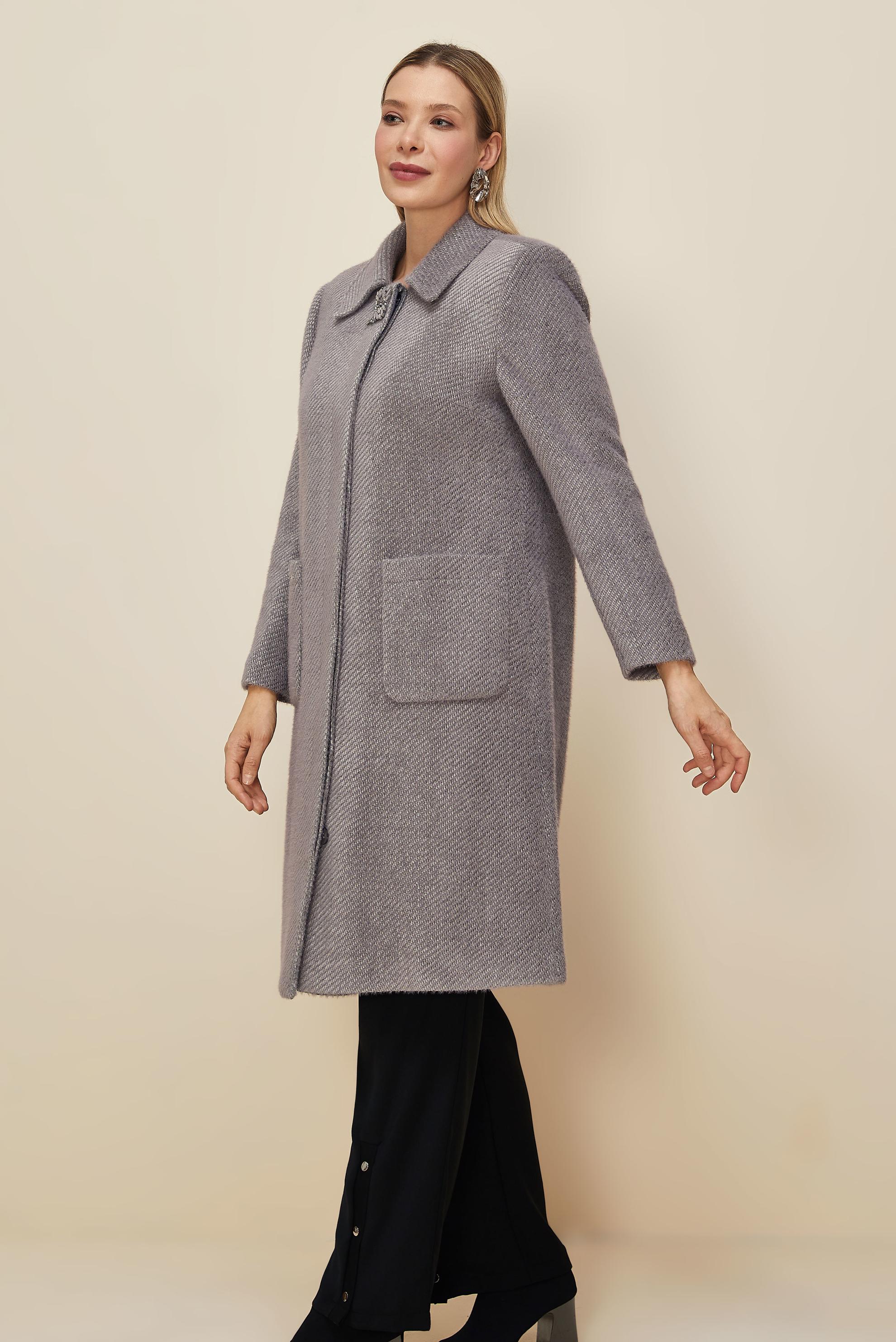 Vêtements hijab GRIS CACHE MANTEAU 90625