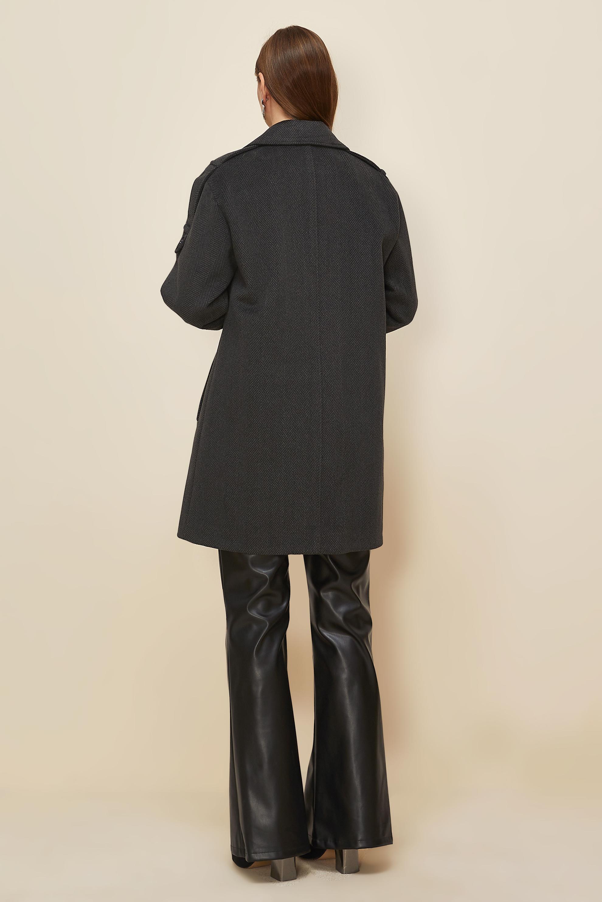 Vêtements hijab NOIR MANTEAU CACHE 90626