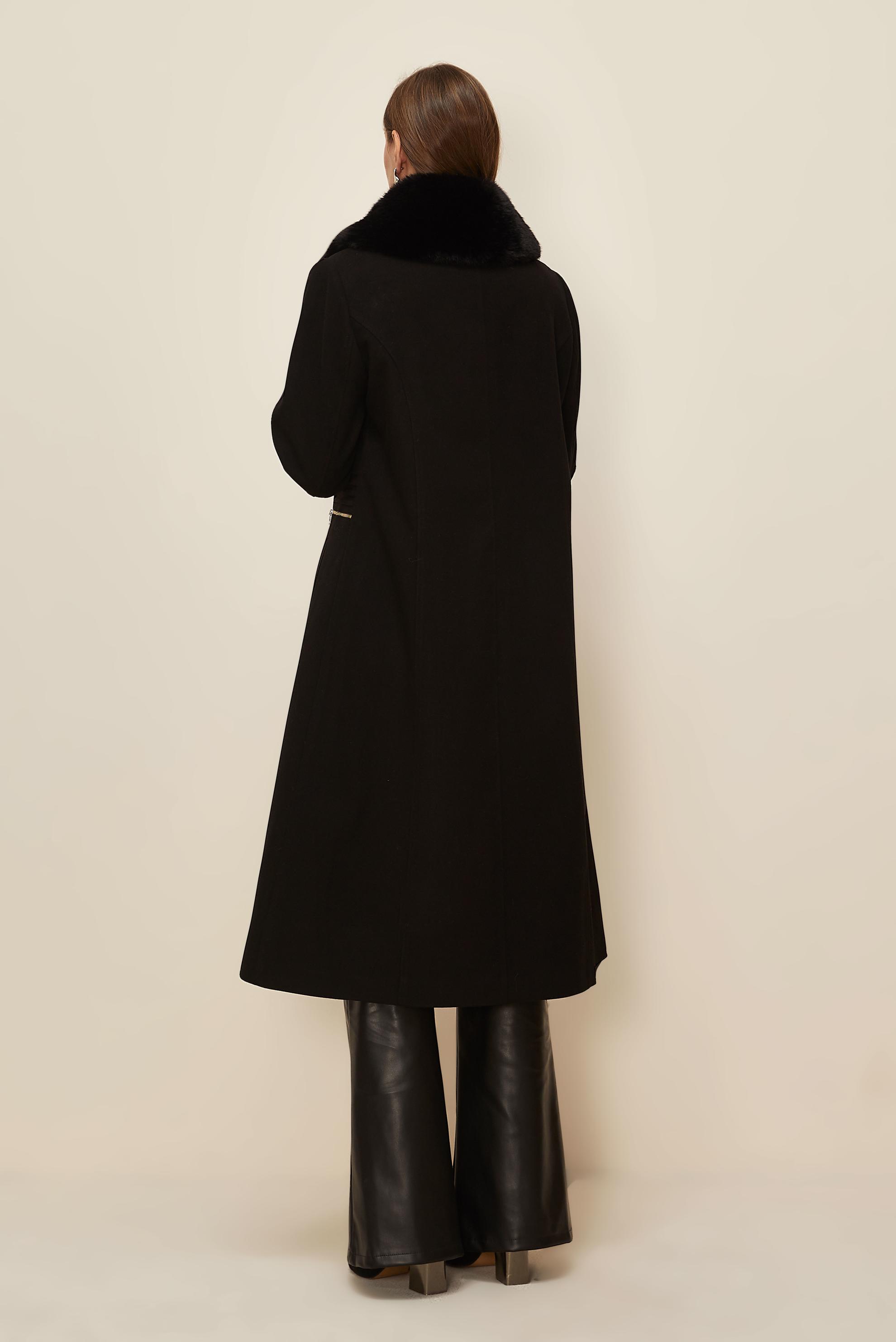 Tesettür giyim SİYAH 90629 MOLLY KABAN 40-46 TEK 38