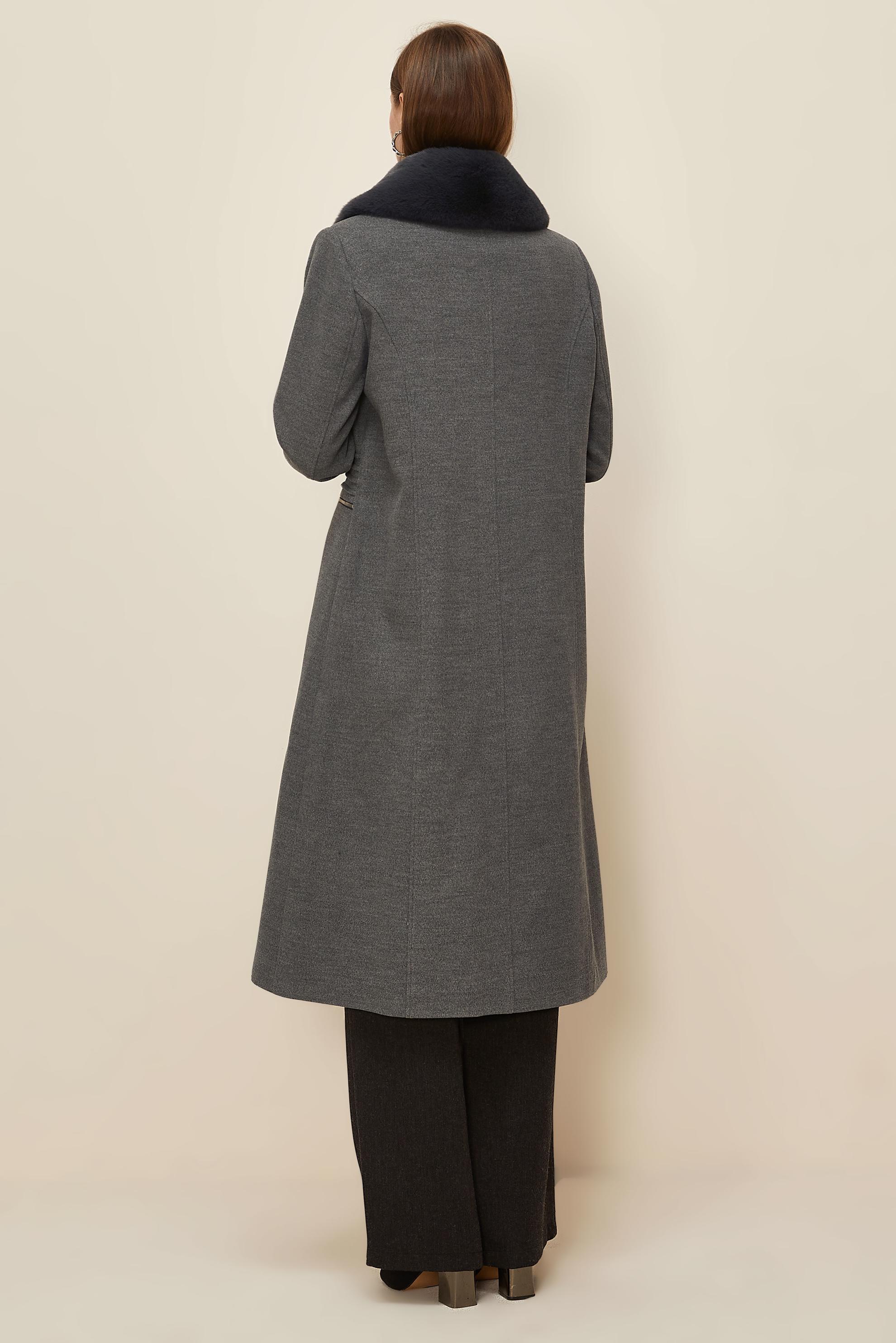 Tesettür giyim GRİ 90629 MOLLY KABAN 40-46 TEK 38