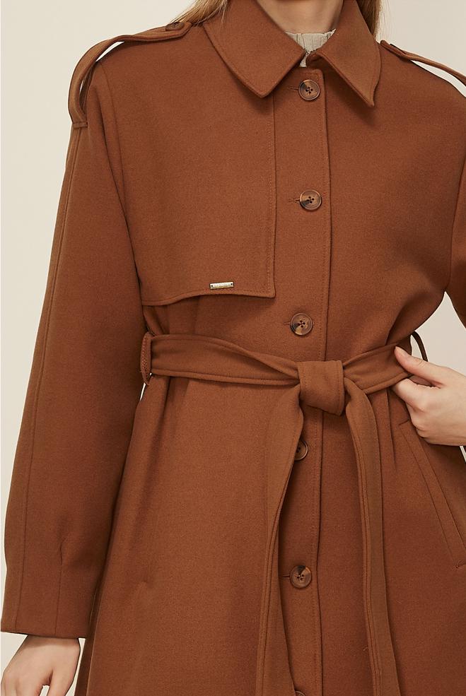 Tesettür giyim TURUNCU 90637 MOLLY KABAN 38-44 TEK 40 - ALVİNA