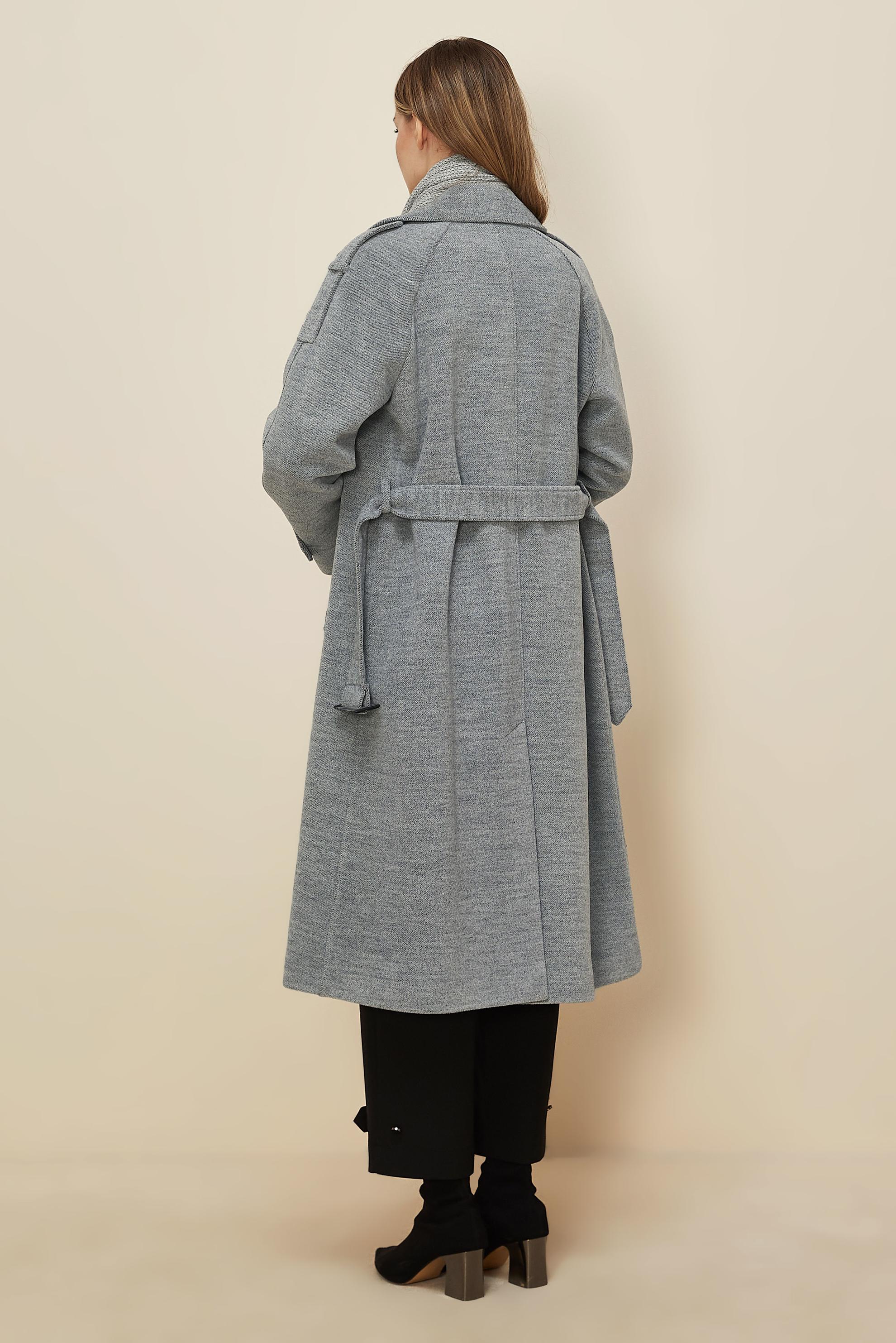 Tesettür giyim GRİ KAŞE KABAN 90640