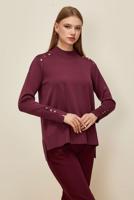 DÜĞME DETAYLI TRİKO KAZAK 45879