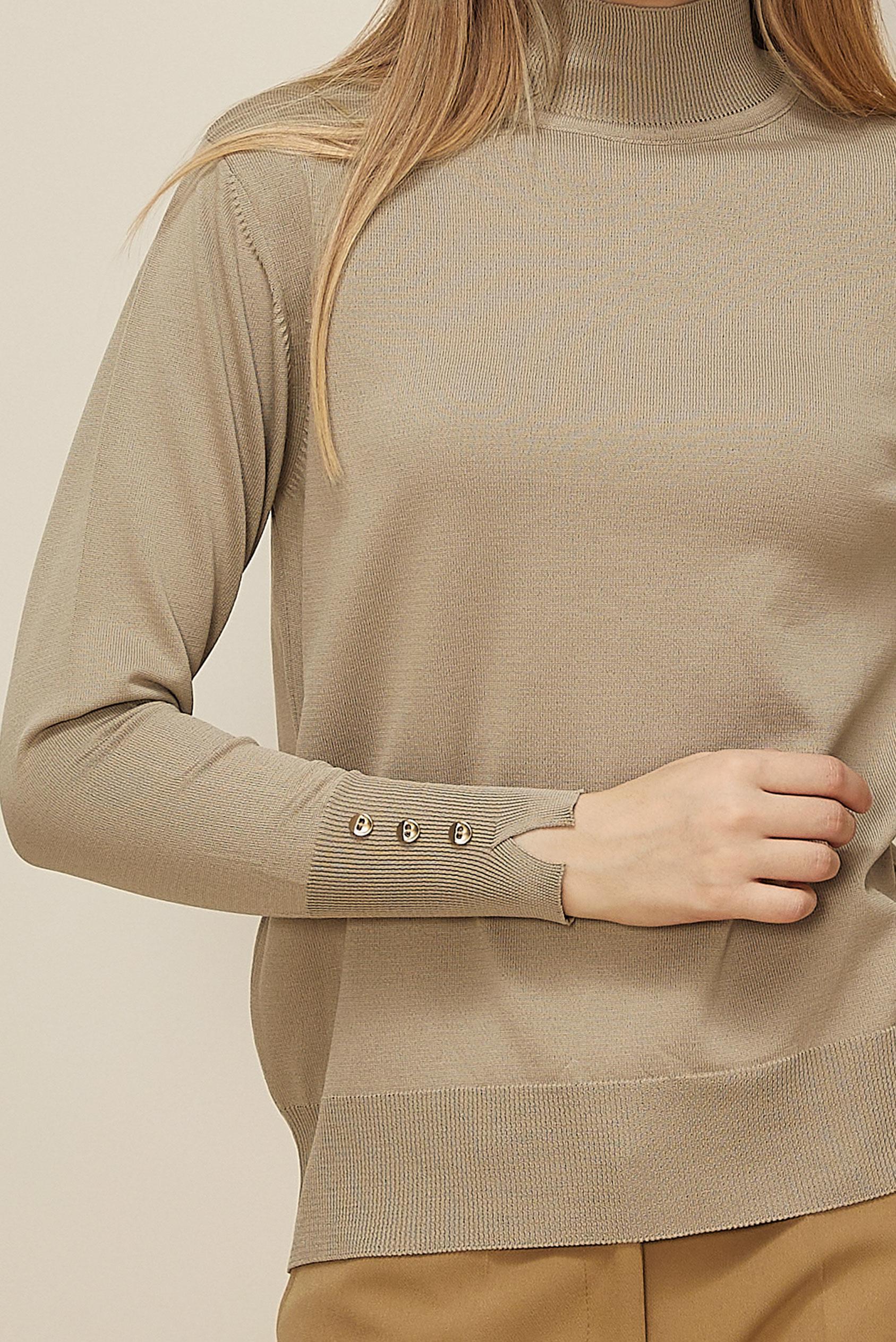 Tesettür giyim BEJ TRİKO KAZAK 45882