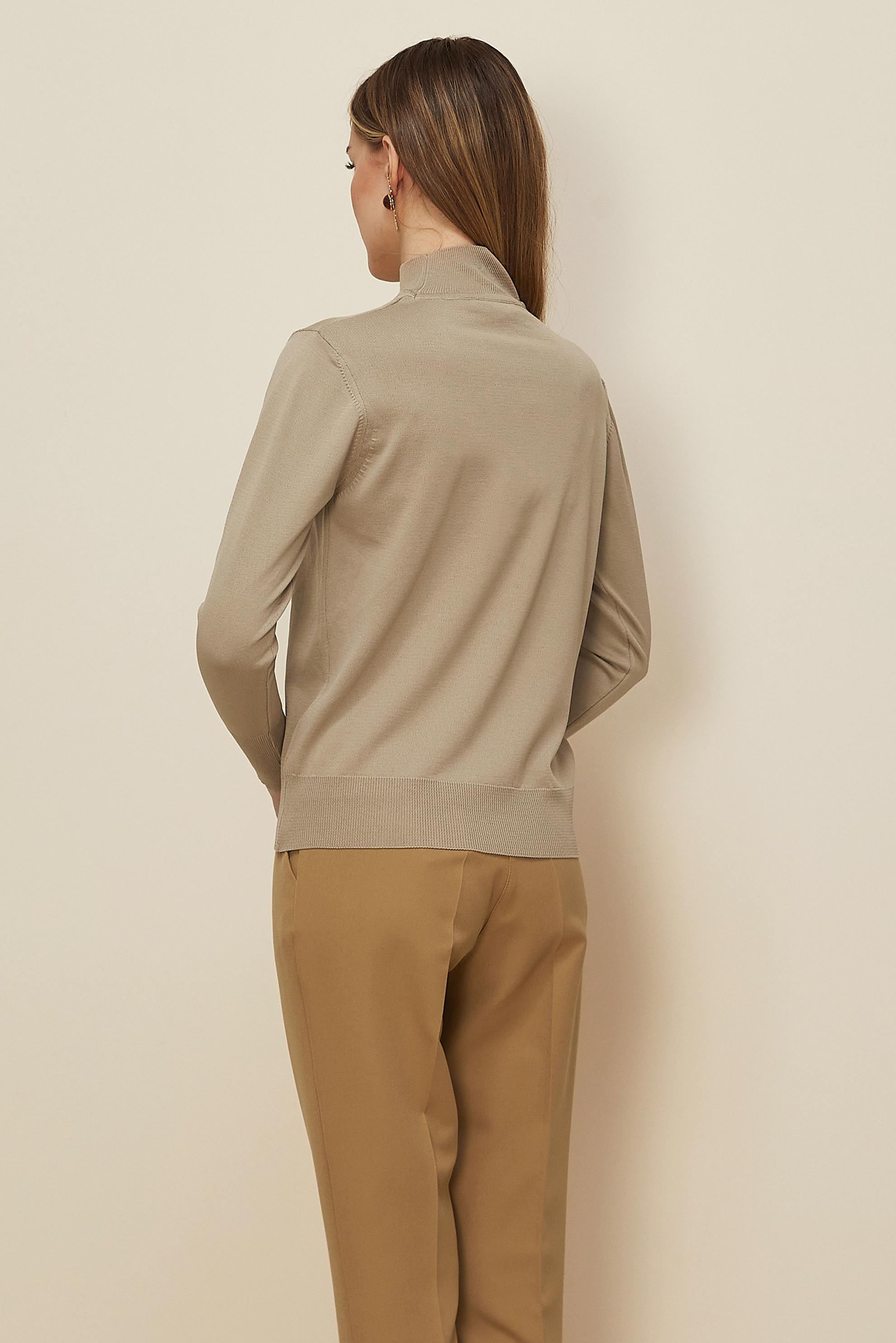 Tesettür giyim BEJ TRİKO KAZAK 45882