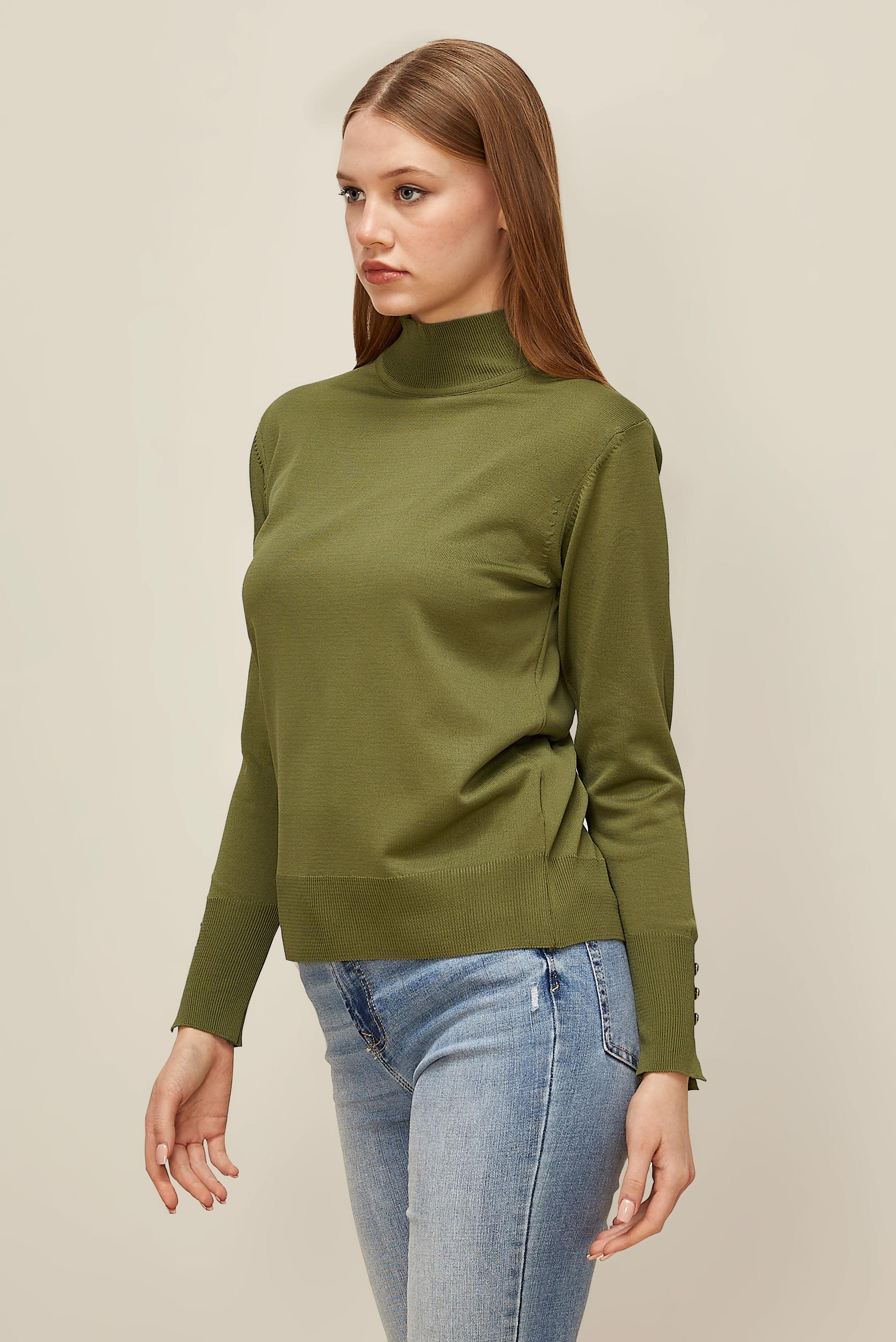 Hijab clothing GREEN KNITWEAR SWEATER 45882