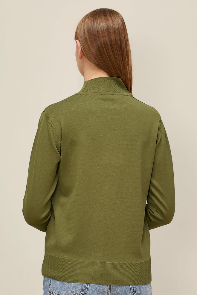 Hijab clothing GREEN KNITWEAR SWEATER 45882 - ALVİNA