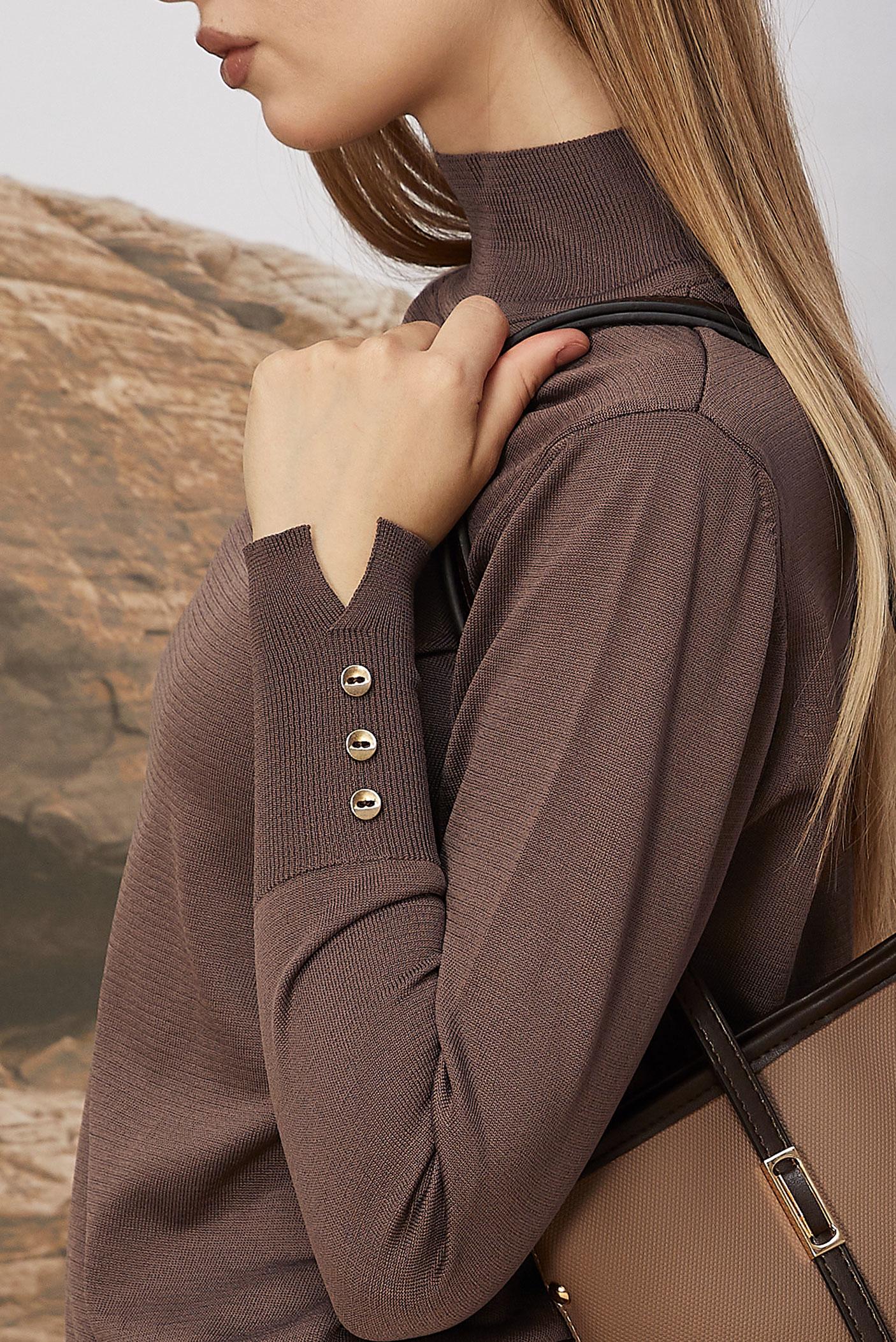 Hijab clothing BROWN KNITWEAR SWEATER 45882