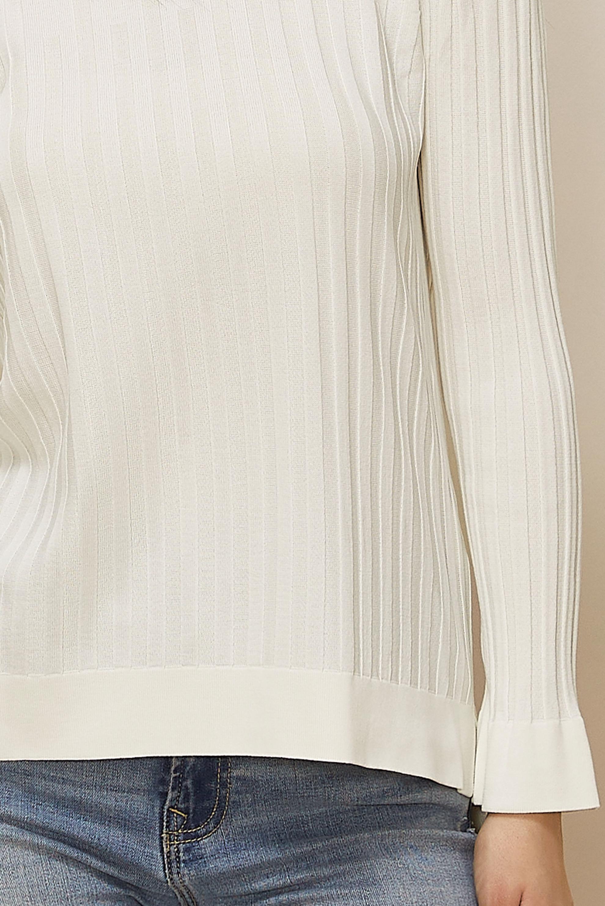 Tesettür giyim BEYAZ TRİKO KAZAK 45883