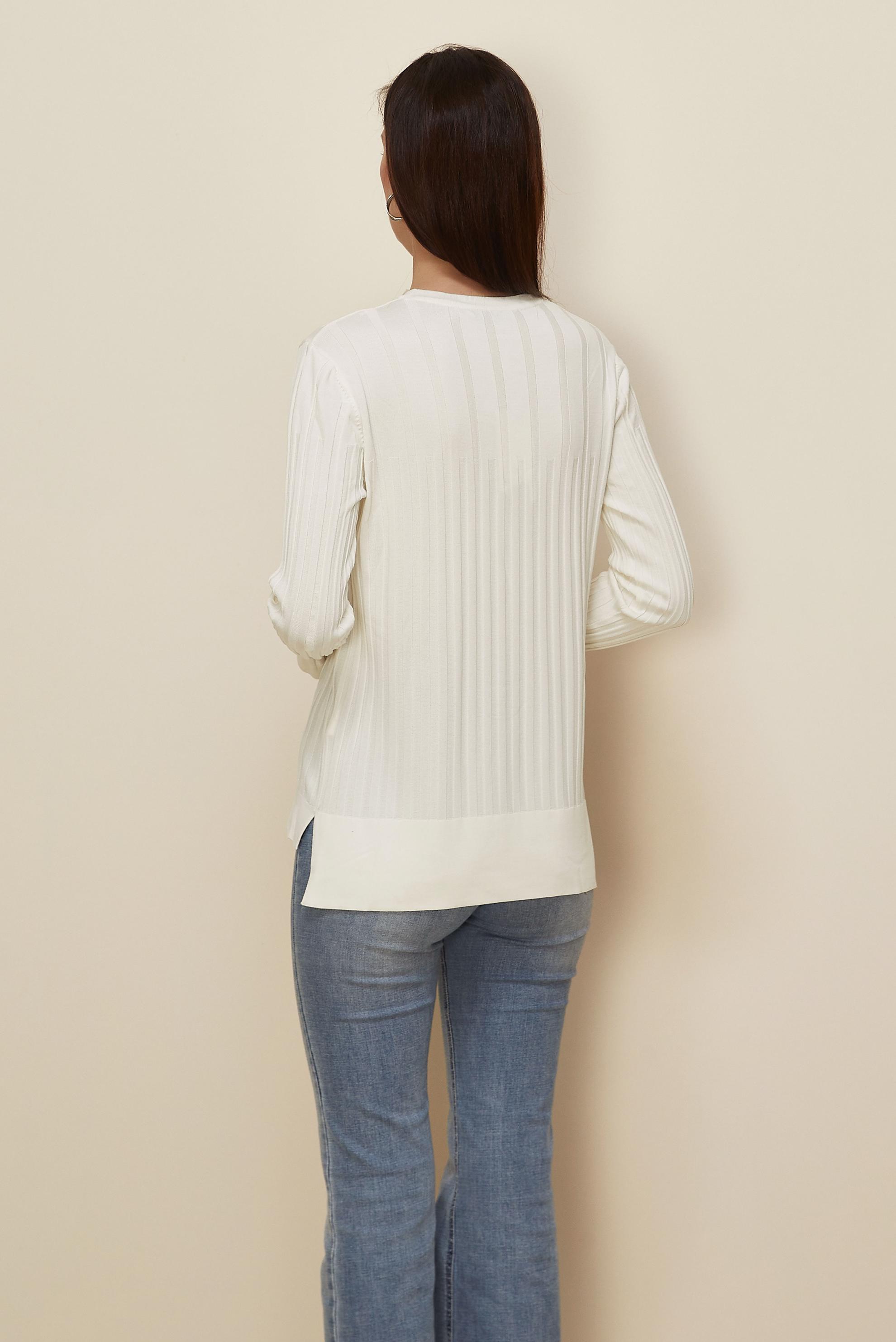 Tesettür giyim BEYAZ TRİKO KAZAK 45883