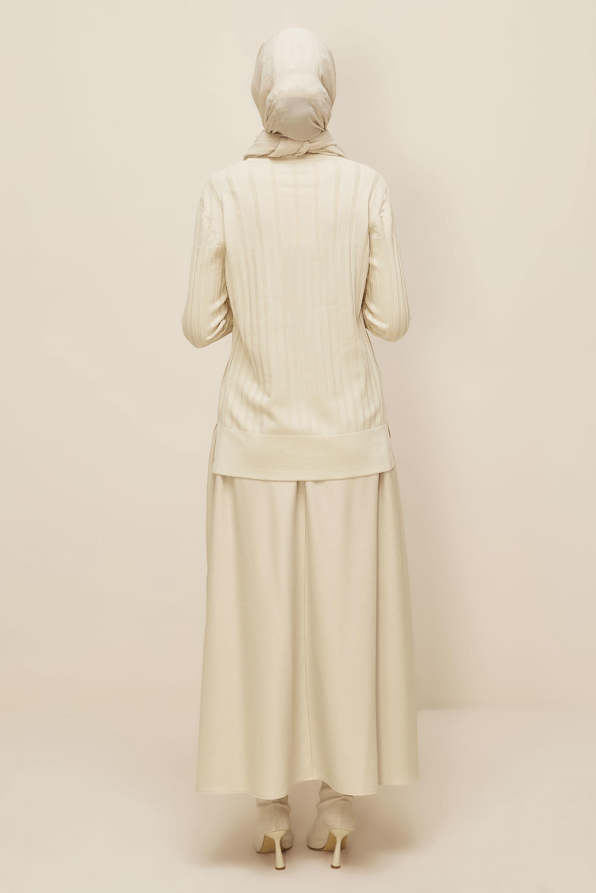 Vêtements hijab BEIGE PULL EN MAILLE 45883