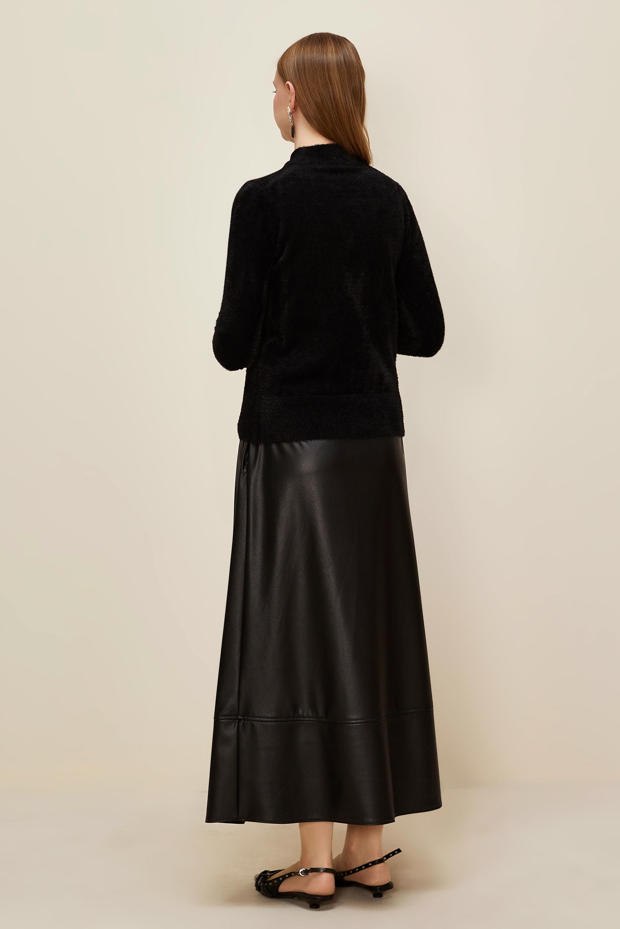 Vêtements hijab NOIR PULL EN MAILLE 45931