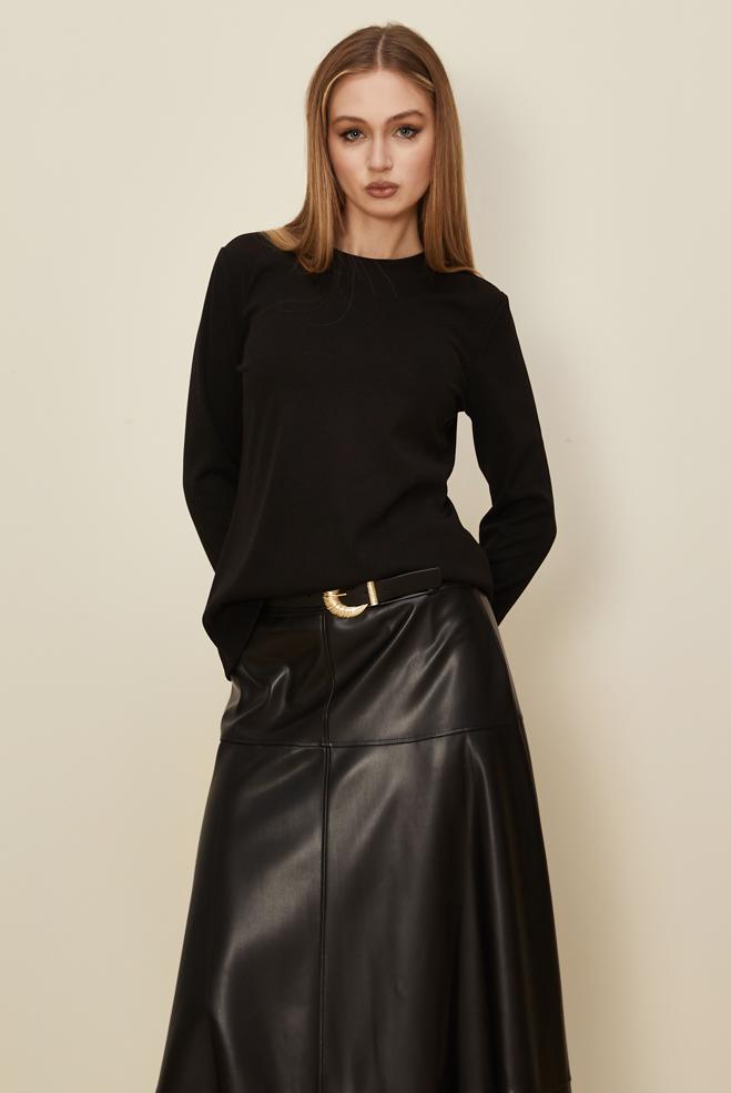 Tesettür giyim SİYAH 46258 8700 KAZAK 38-46 TEK 40 - ALVİNA