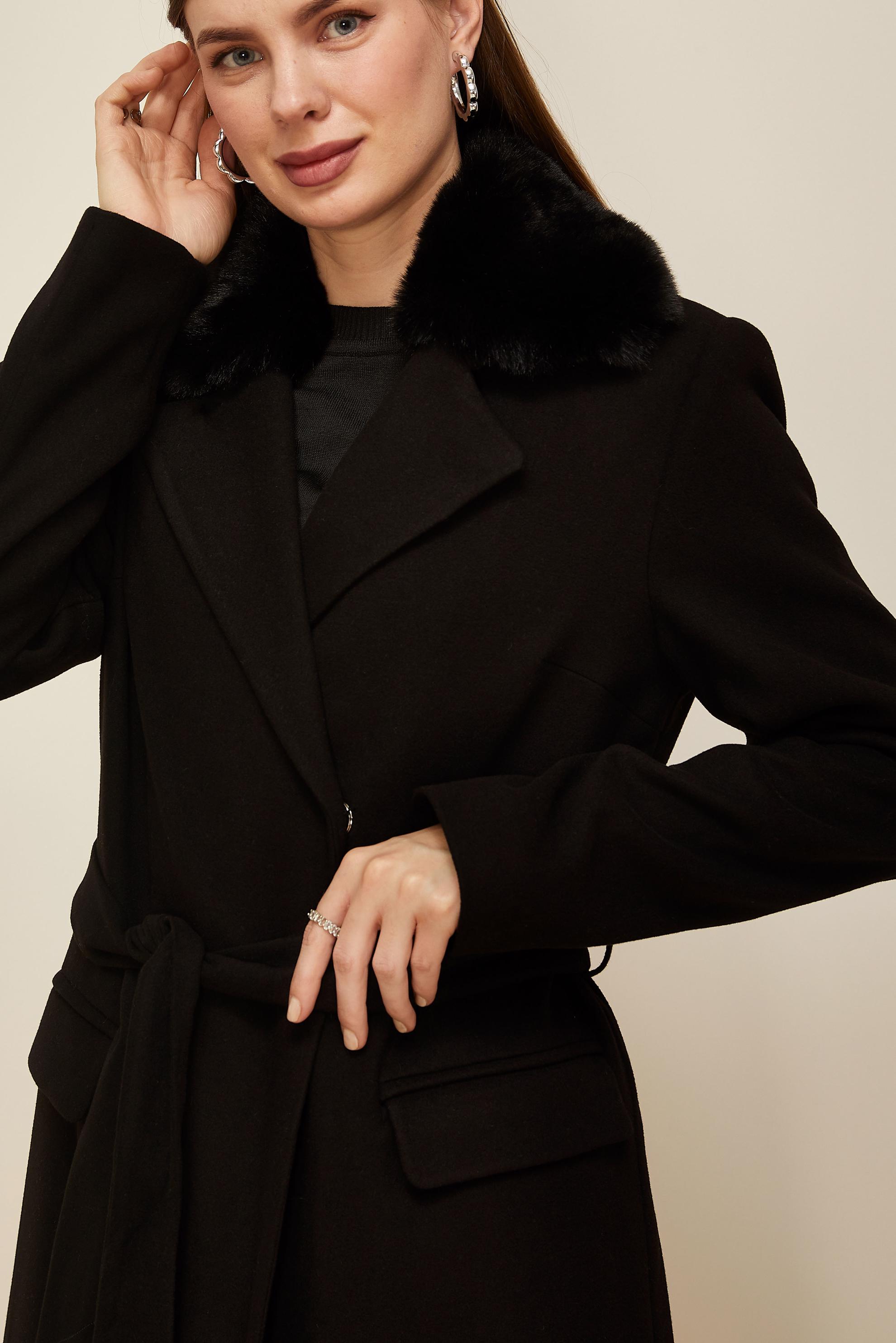 Tesettür giyim SİYAH 90611 MOLLY CHANNEL MANTO 38-46 TEK40