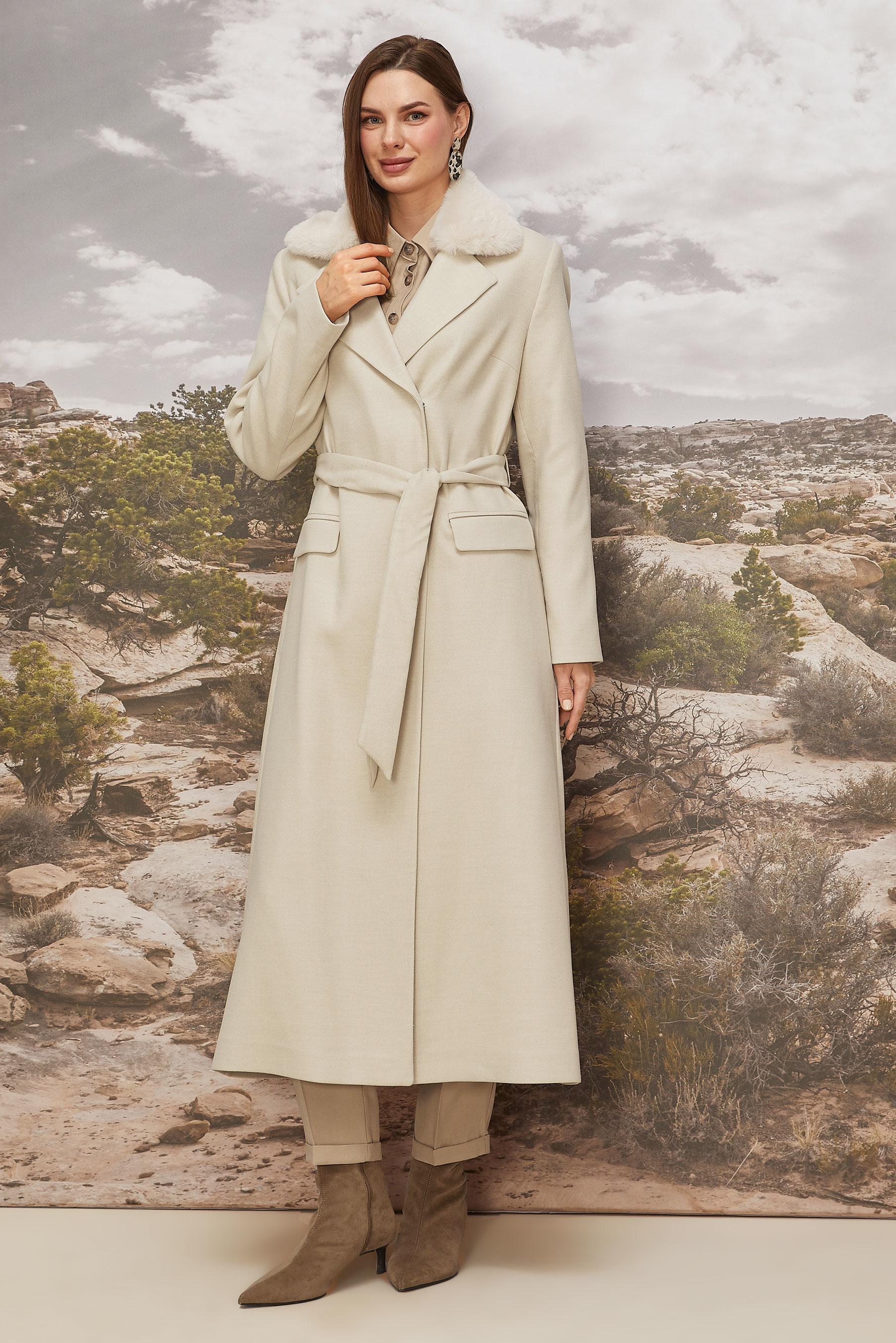 Tesettür giyim BEJ 90611 MOLLY CHANNEL MANTO 38-46 TEK40