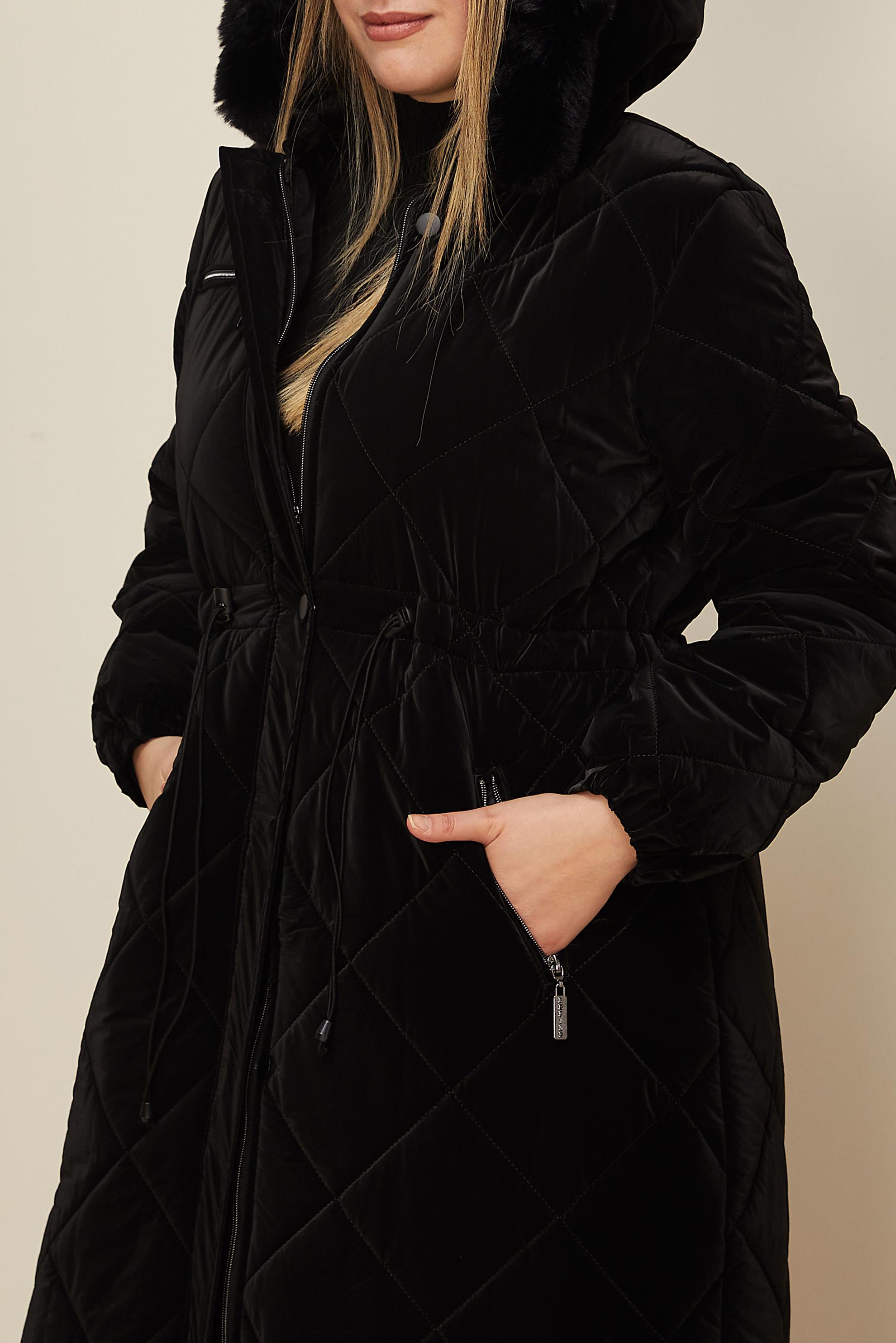 Vêtements hijab NOIR DOUDOUNE MATELASSÉE À CAPUCHE 90644