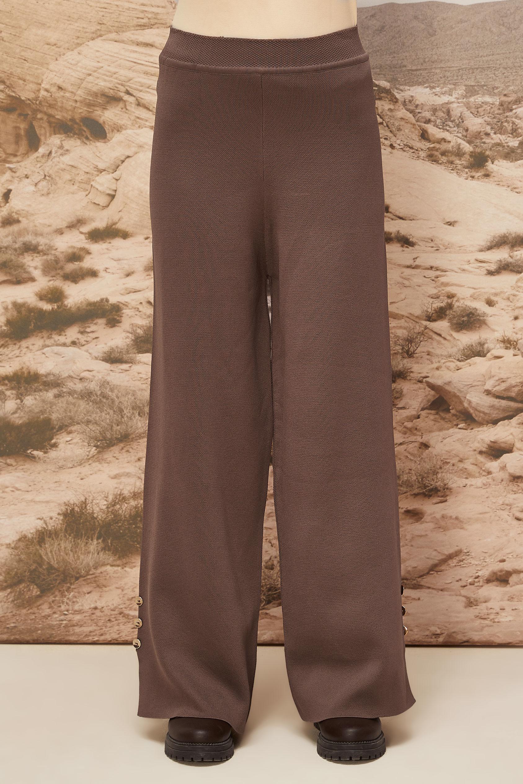 Tesettür giyim KAHVE TRİKO PANTOLON 70900