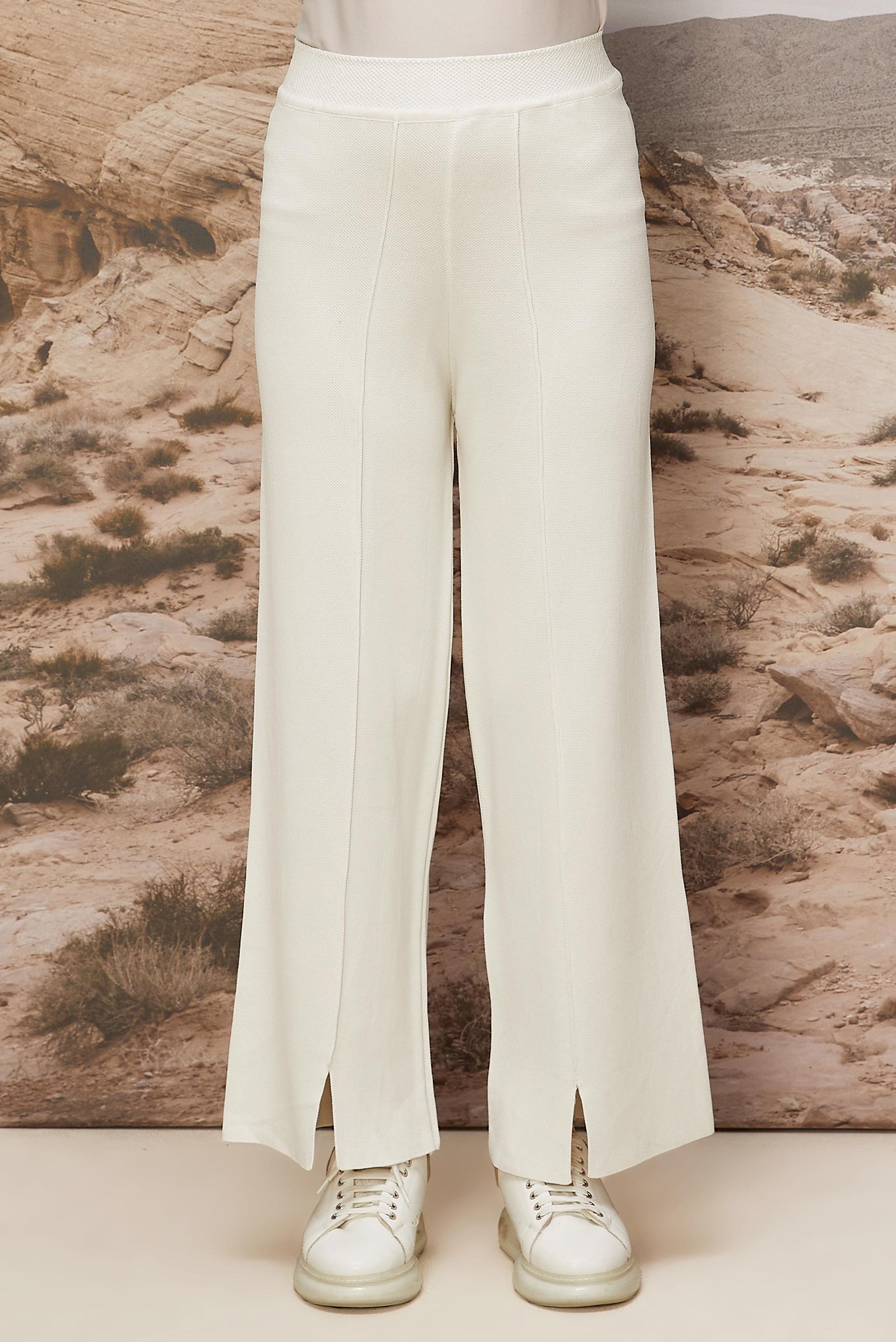 Hijab clothing WHITE KNITWEAR PANTS 70901