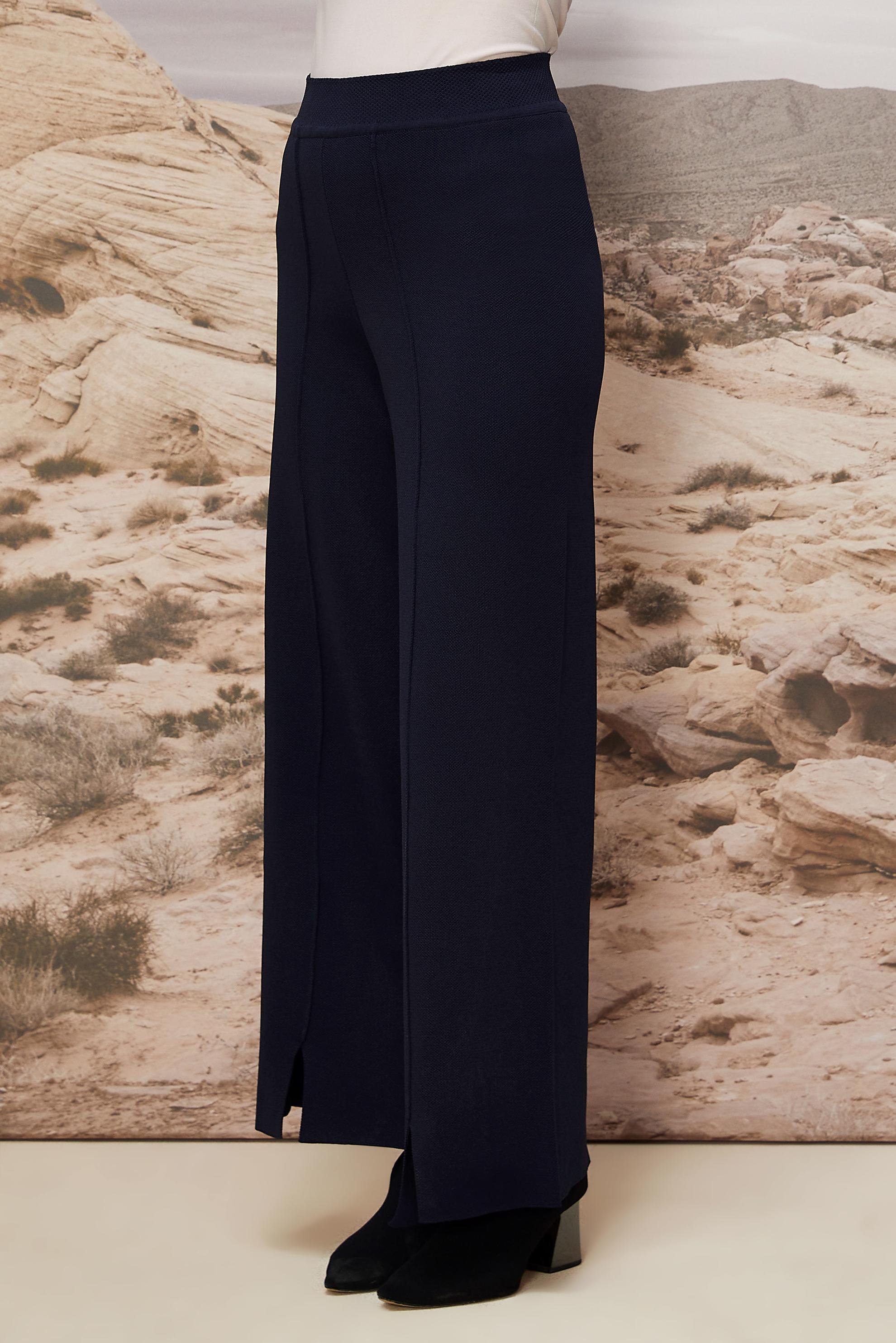 Hijab clothing NAVY BLUE KNITWEAR PANTS 70901