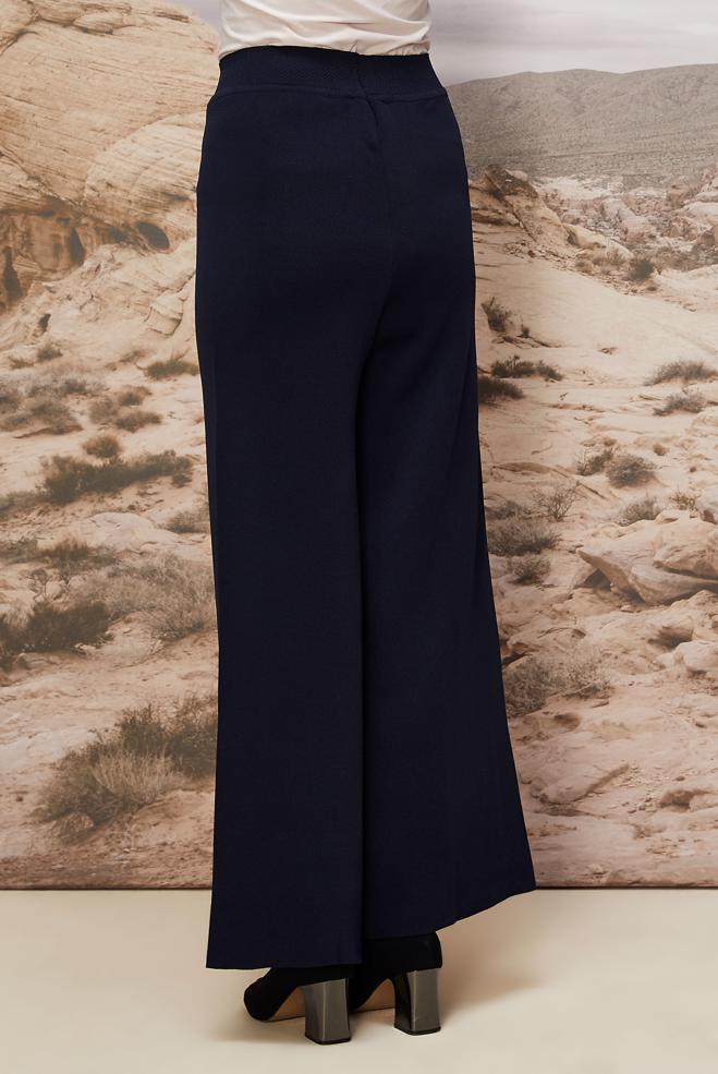 Hijab clothing NAVY BLUE KNITWEAR PANTS 70901 - ALVİNA