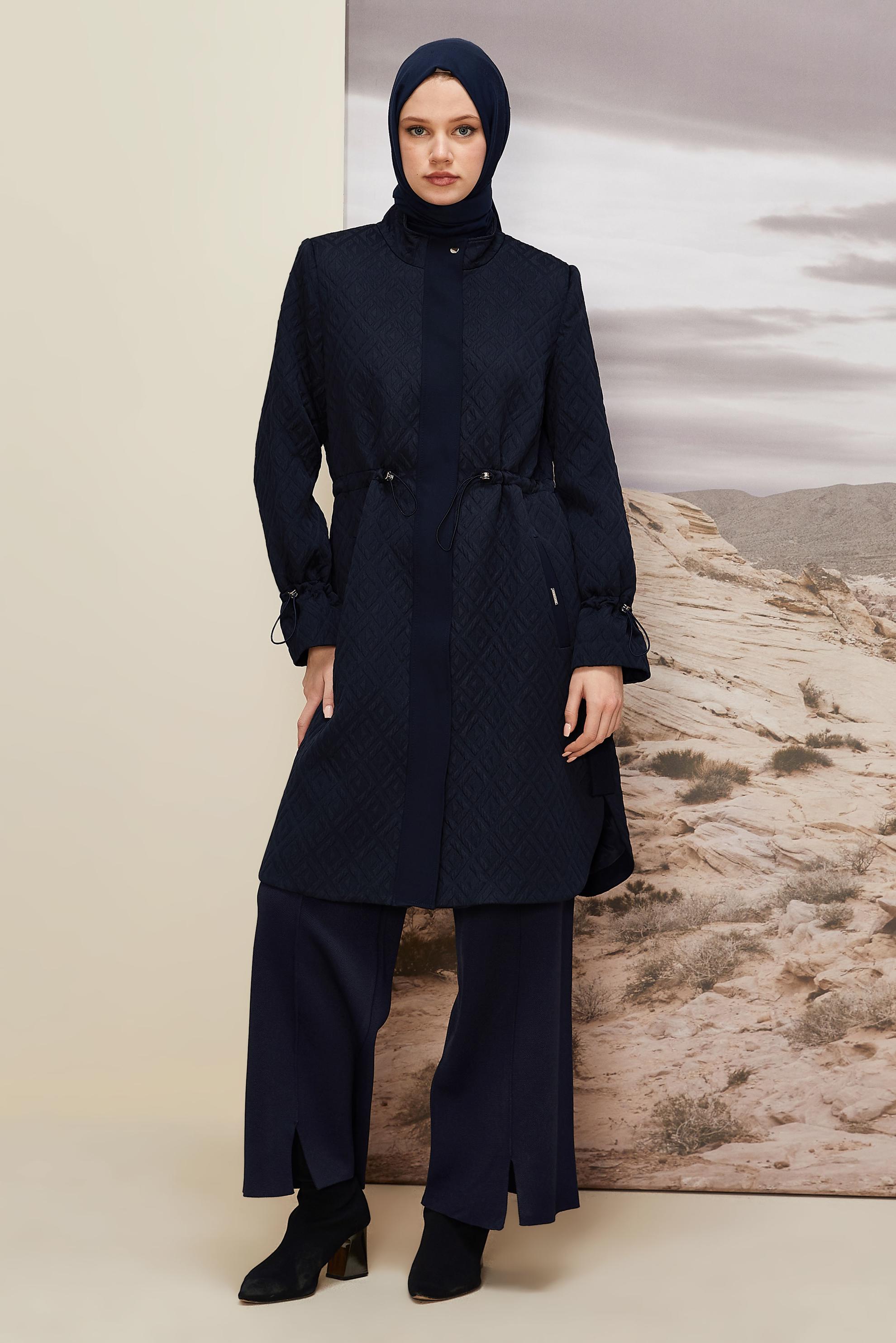 Hijab clothing NAVY BLUE KNITWEAR PANTS 70901