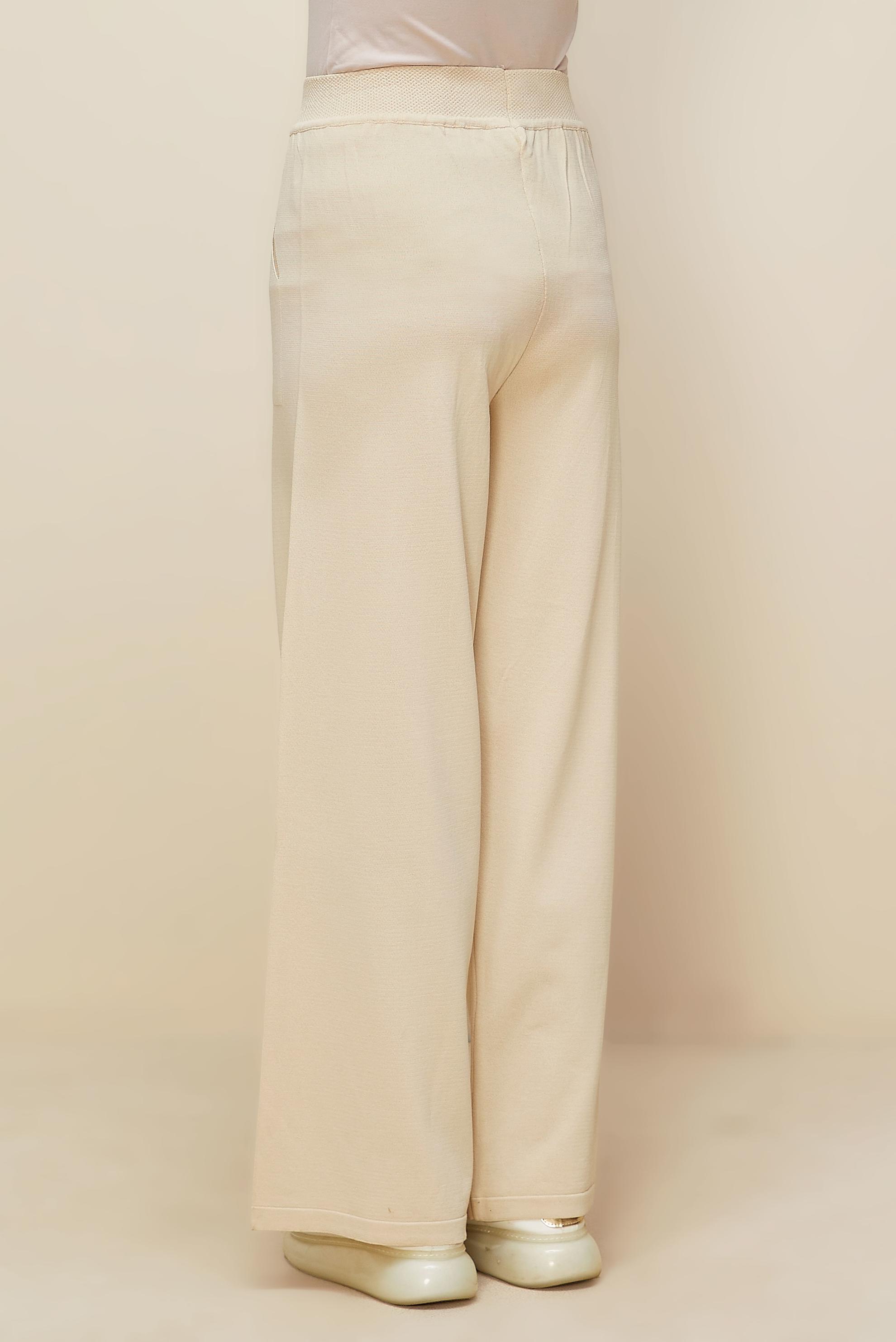 Vêtements hijab BEIGE PANTALON EN MAILLE 70902