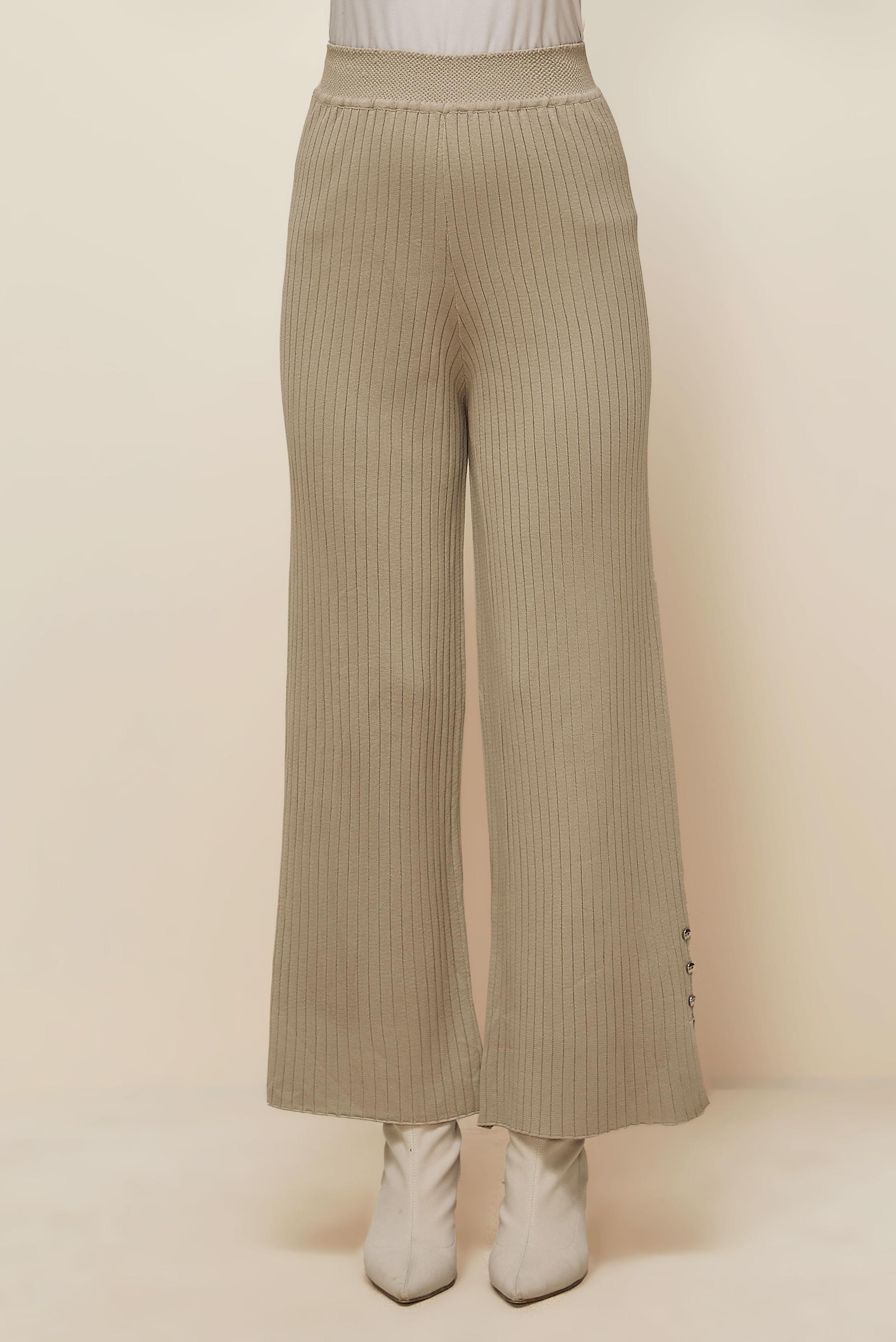 Vêtements hijab BEIGE PANTALON EN MAILLE 70903
