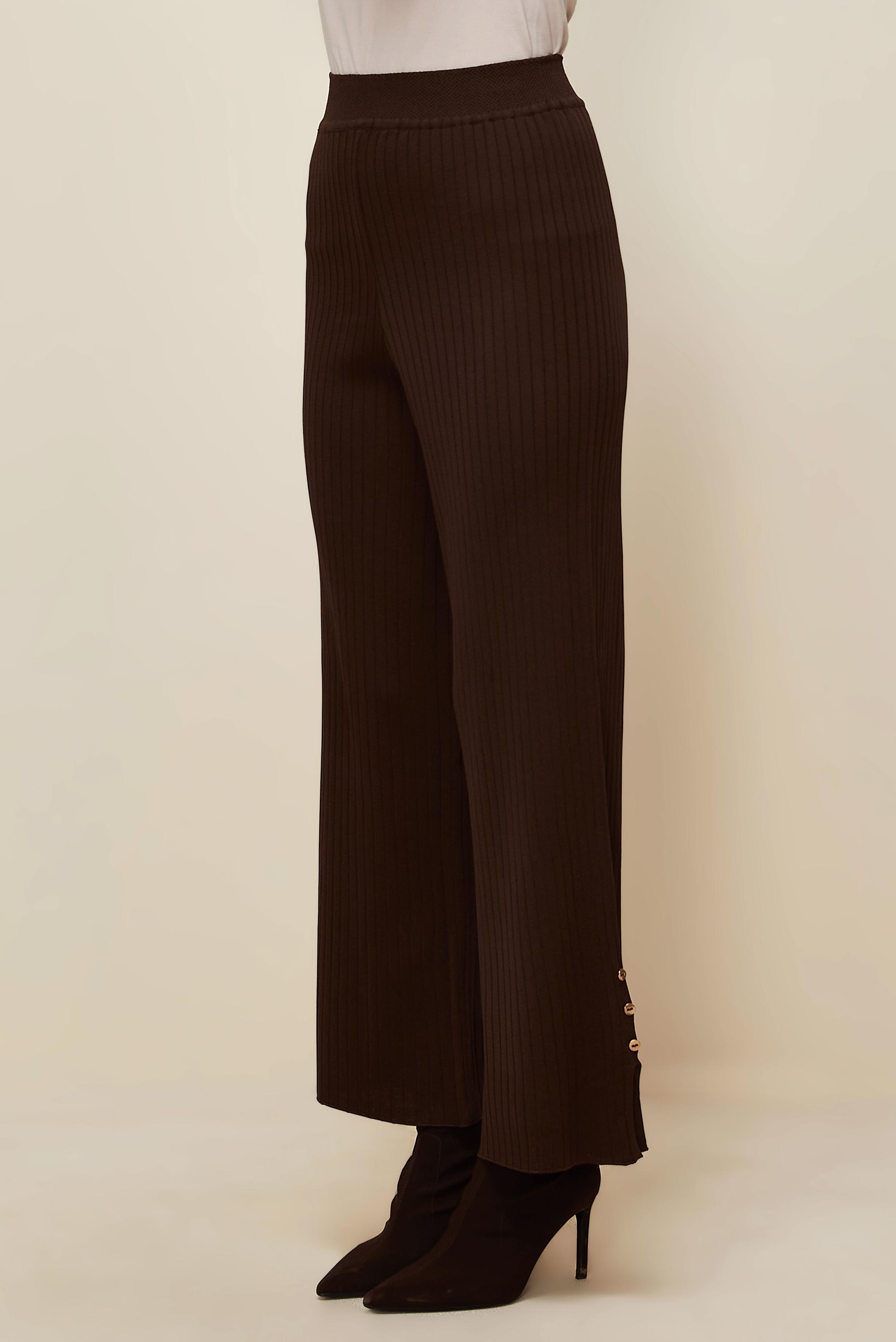 Tesettür giyim KAHVE TRİKO PANTOLON 70903