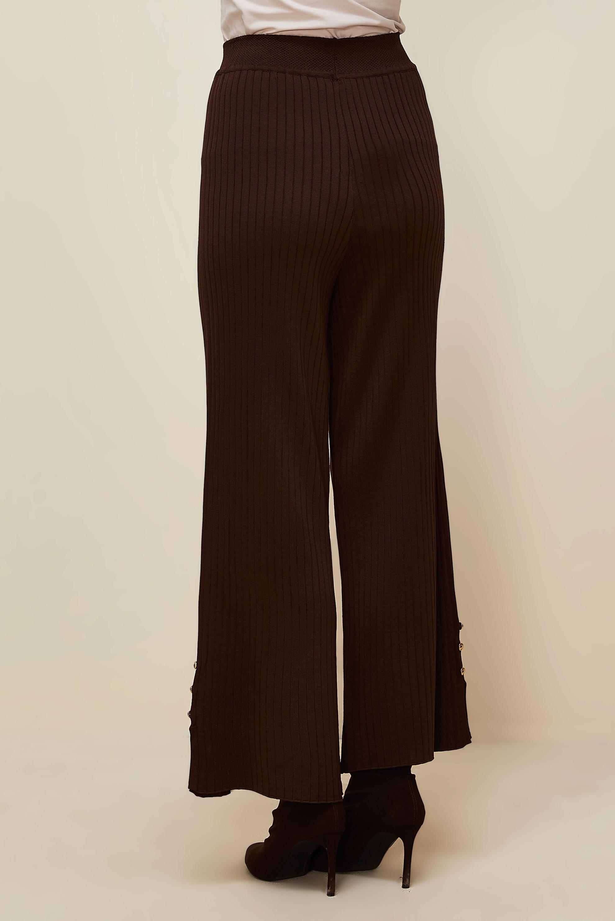 Tesettür giyim KAHVE TRİKO PANTOLON 70903