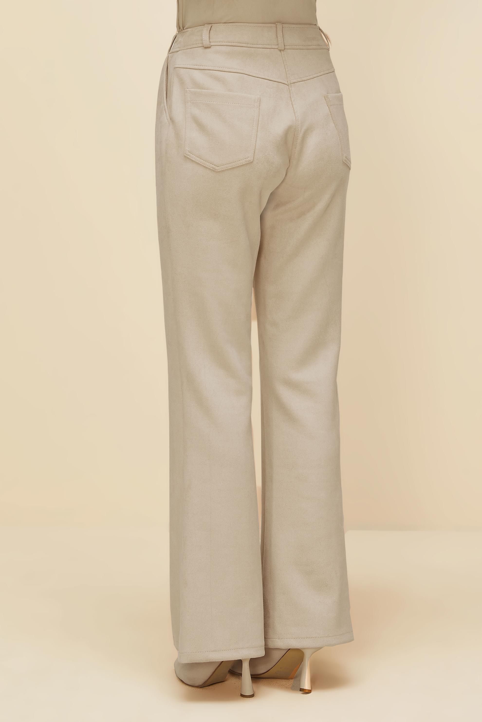 Vêtements hijab BEIGE PANTALON DÉTAILLÉ FENDU 70904