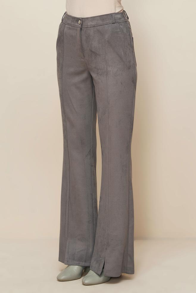 Tesettür giyim GRİ 70904 EDNA PANTOLON 38-46 TEK40 - ALVİNA