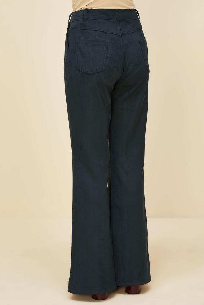 Vêtements hijab BLEU MARINE PANTALON DÉTAILLÉ FENDU 70904 - ALVİNA