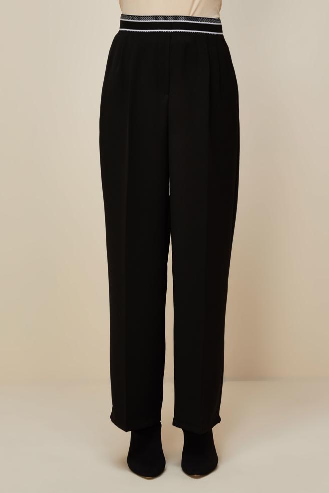 Tesettür giyim  BELİ LASTİKLİ PANTOLON 70905 - ALVİNA