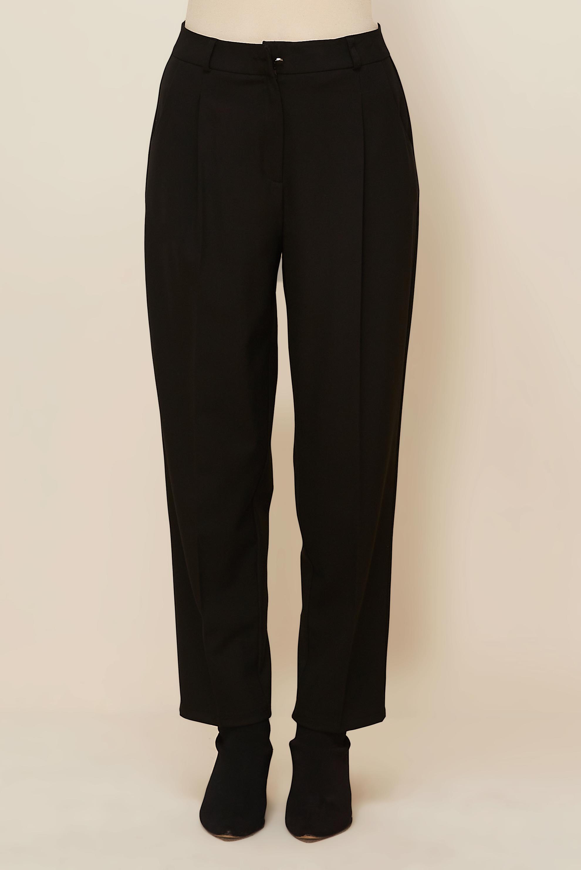 Tesettür giyim SİYAH CEP DETAYLI PANTOLON 70907