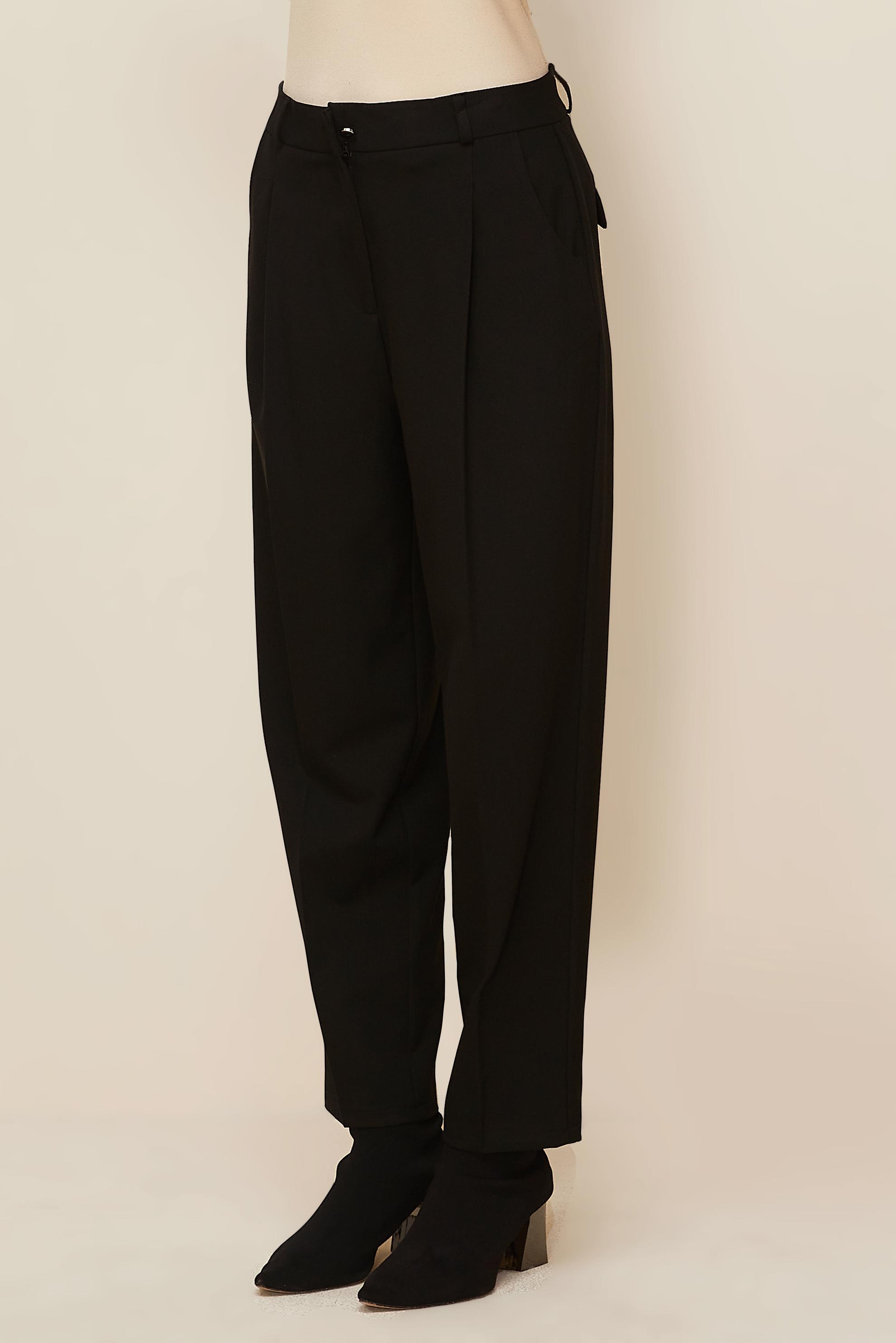 Tesettür giyim SİYAH CEP DETAYLI PANTOLON 70907