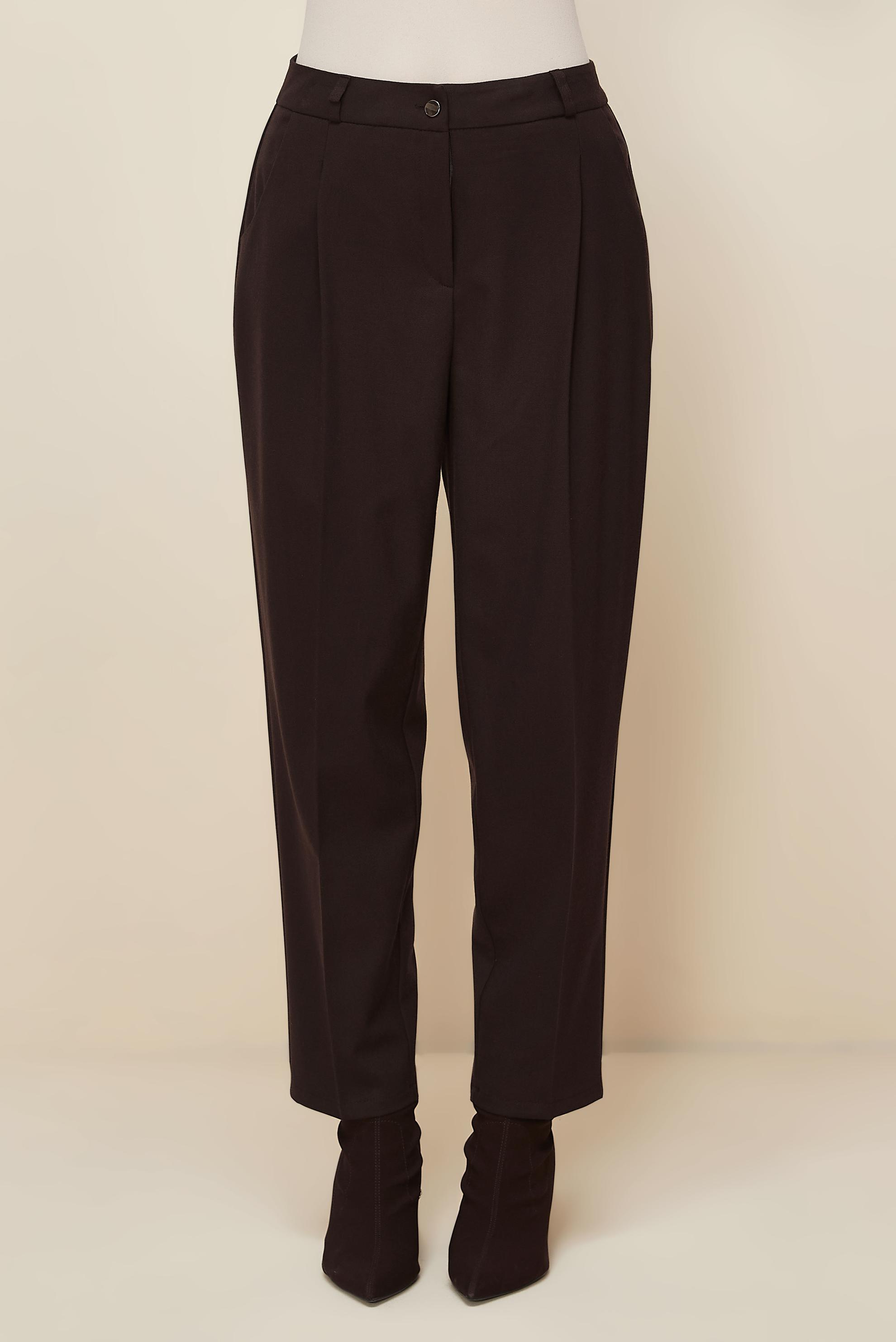 Tesettür giyim KAHVE CEP DETAYLI PANTOLON 70907