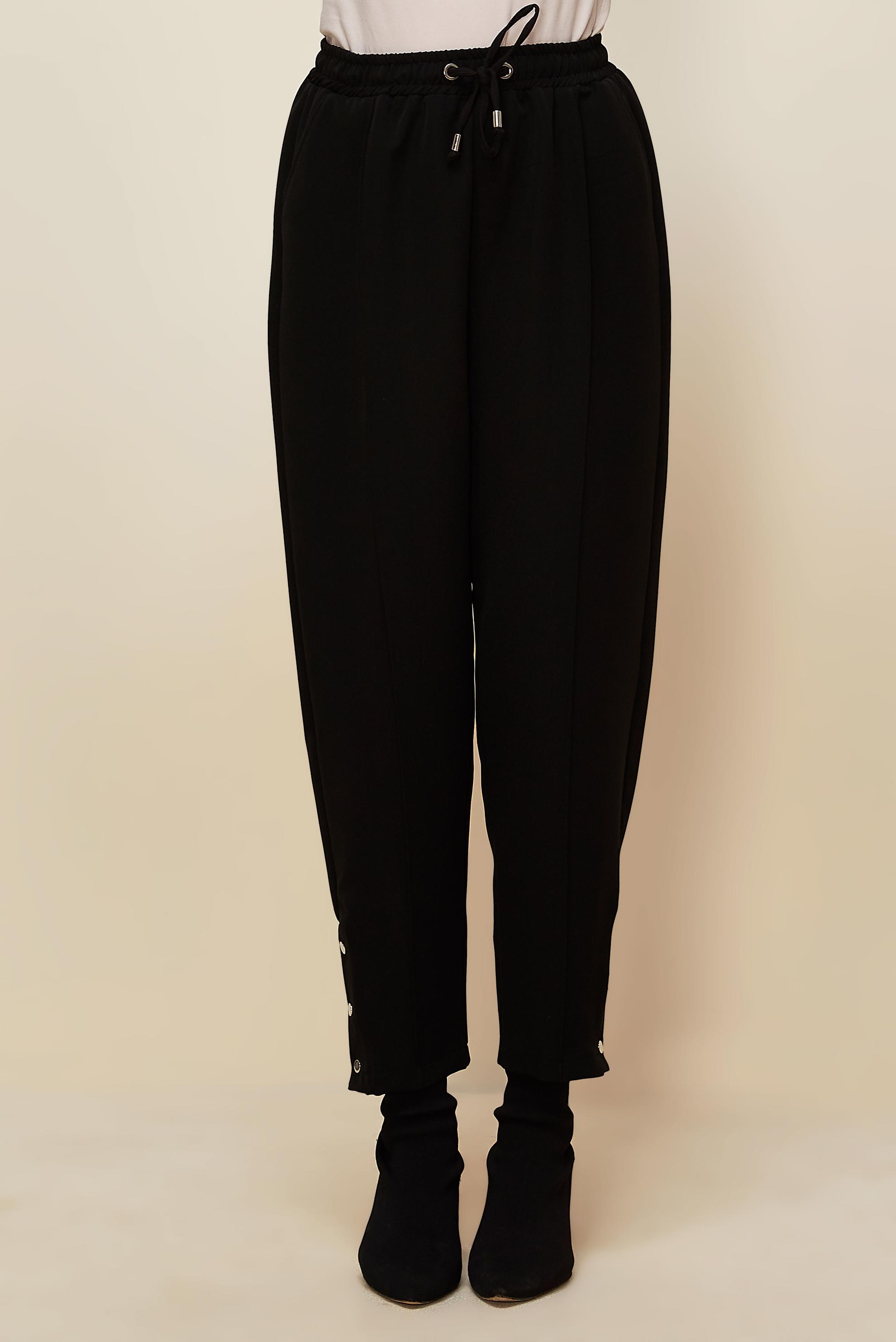 Hijab clothing BLACK SNAPPED TROUSERS 70908