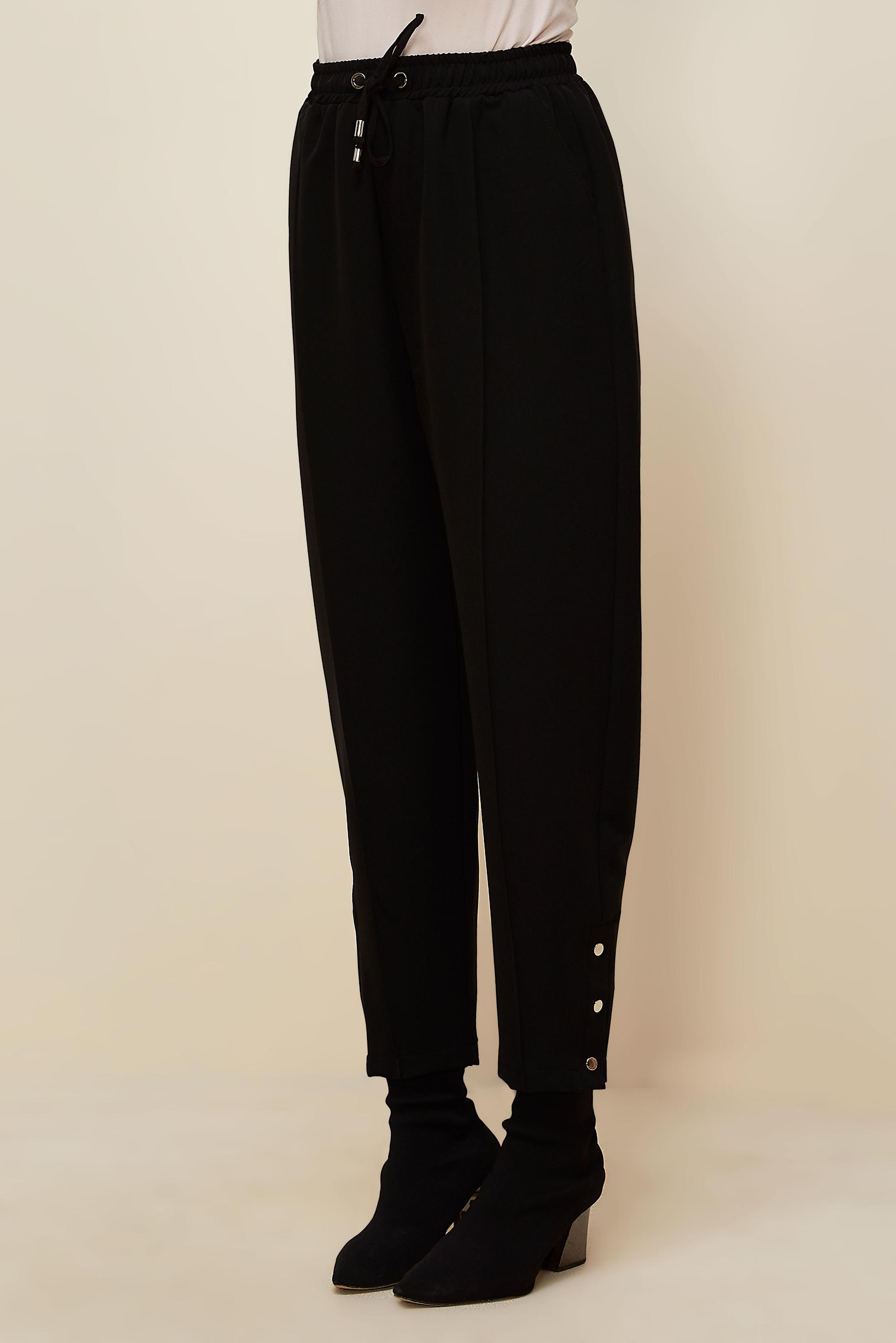 Hijab clothing BLACK SNAPPED TROUSERS 70908