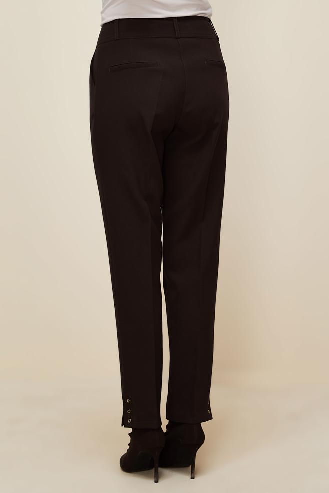 Tesettür giyim KAHVE YIRTMAÇ DETAYLI PANTOLON 70909 - ALVİNA