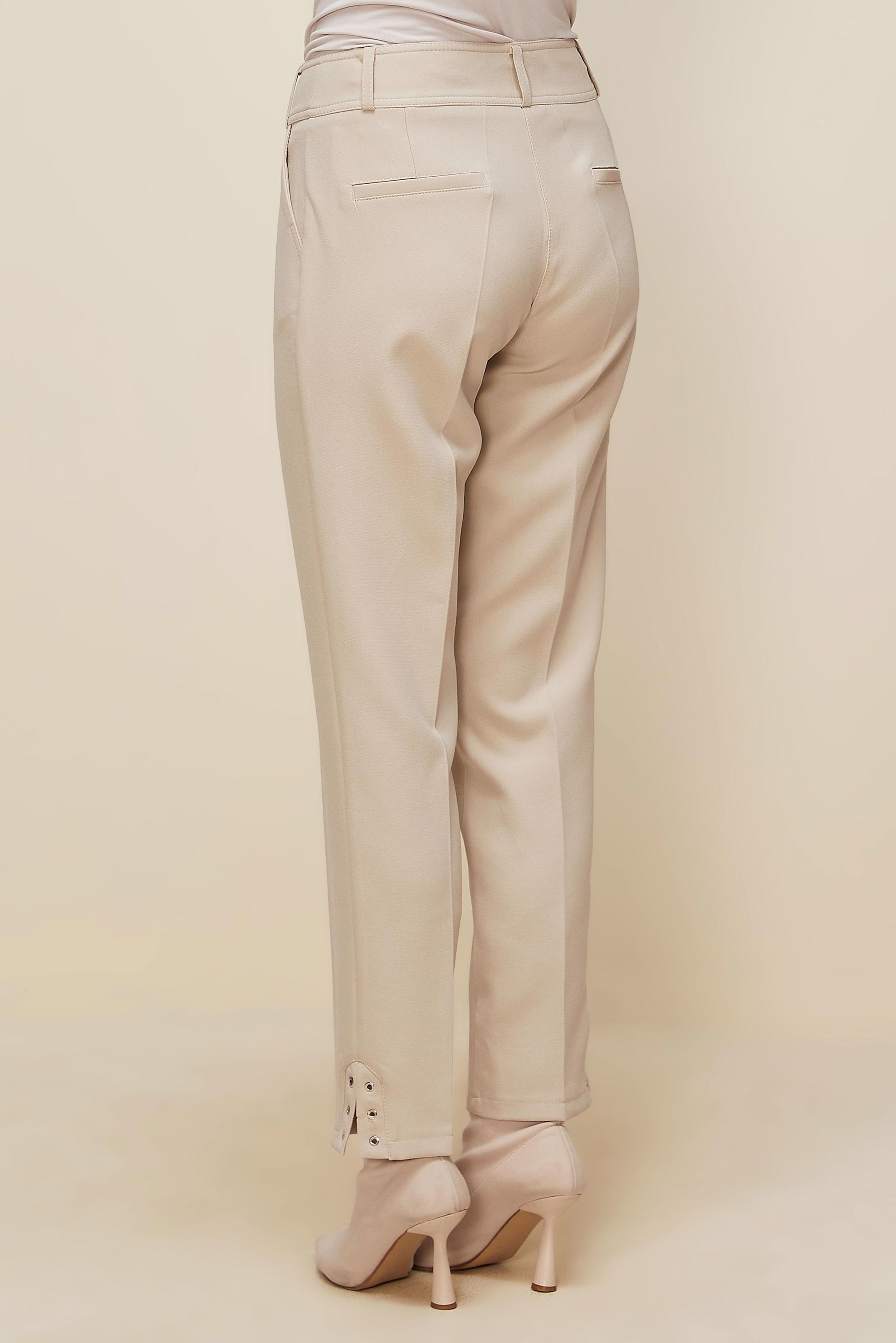 Tesettür giyim BEJ YIRTMAÇ DETAYLI PANTOLON 70909