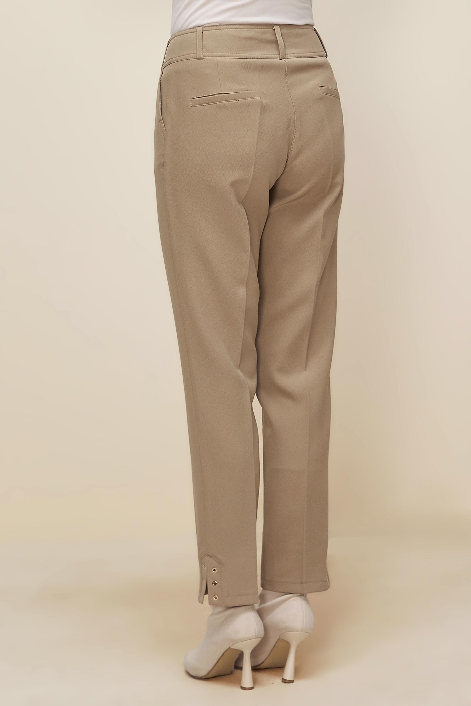 Tesettür giyim KUM YIRTMAÇ DETAYLI PANTOLON 70909