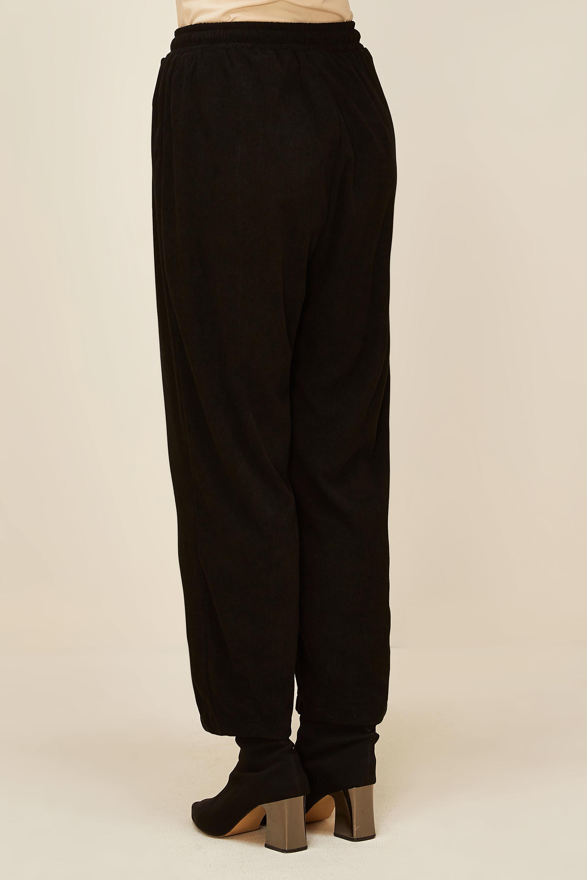 Vêtements hijab NOIR PANTALON EN VELOURS 70910