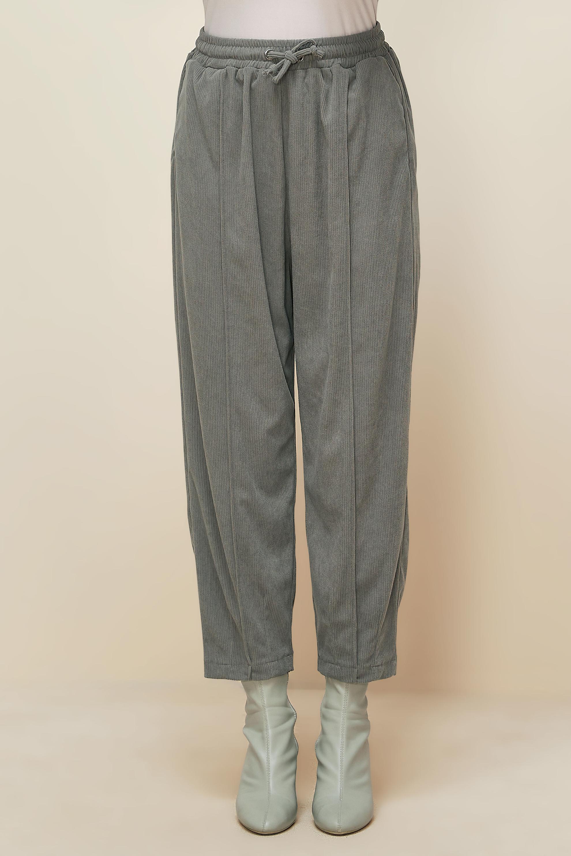 Hijab clothing GREY VELVET TROUSERS 70910