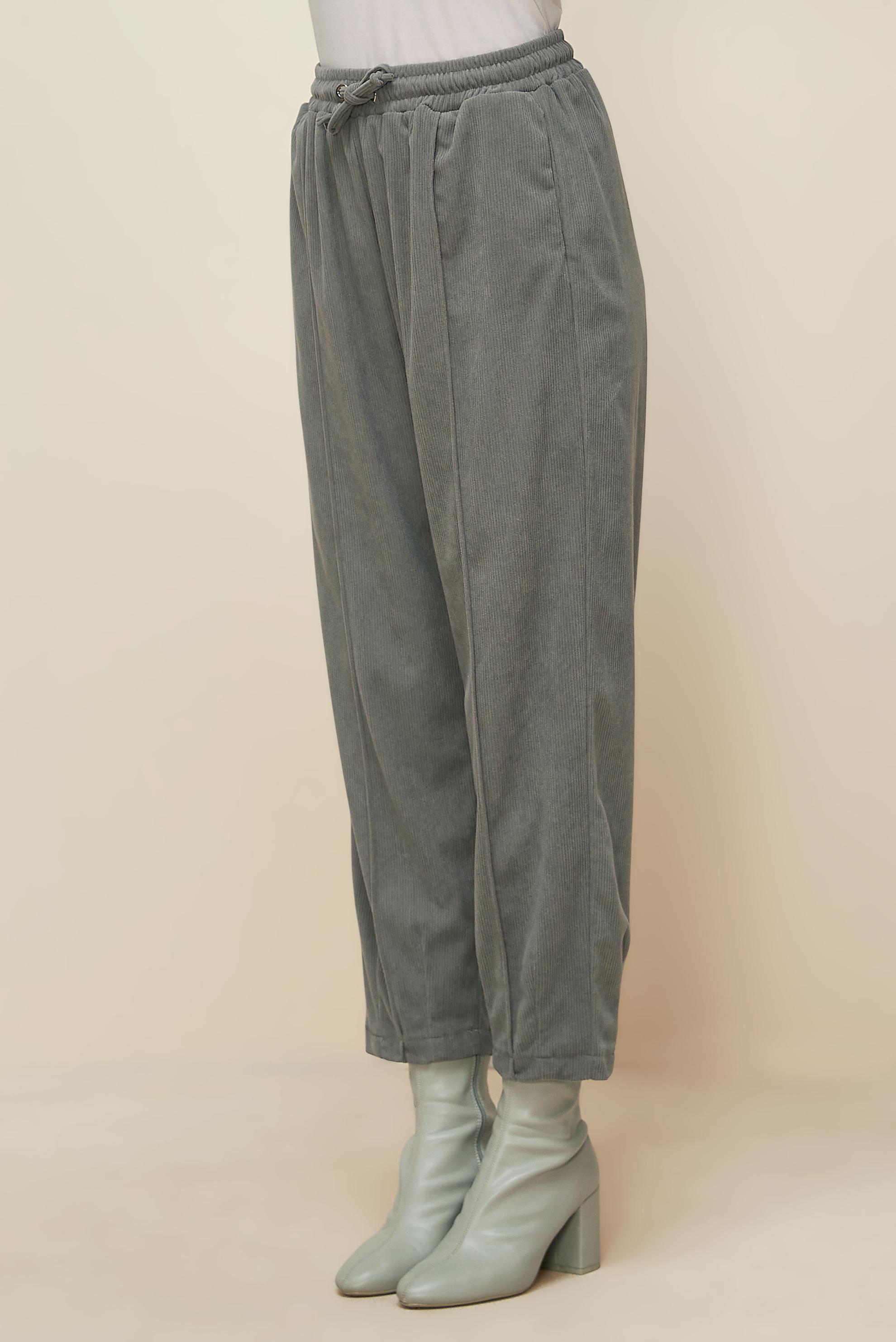 Hijab clothing GREY VELVET TROUSERS 70910