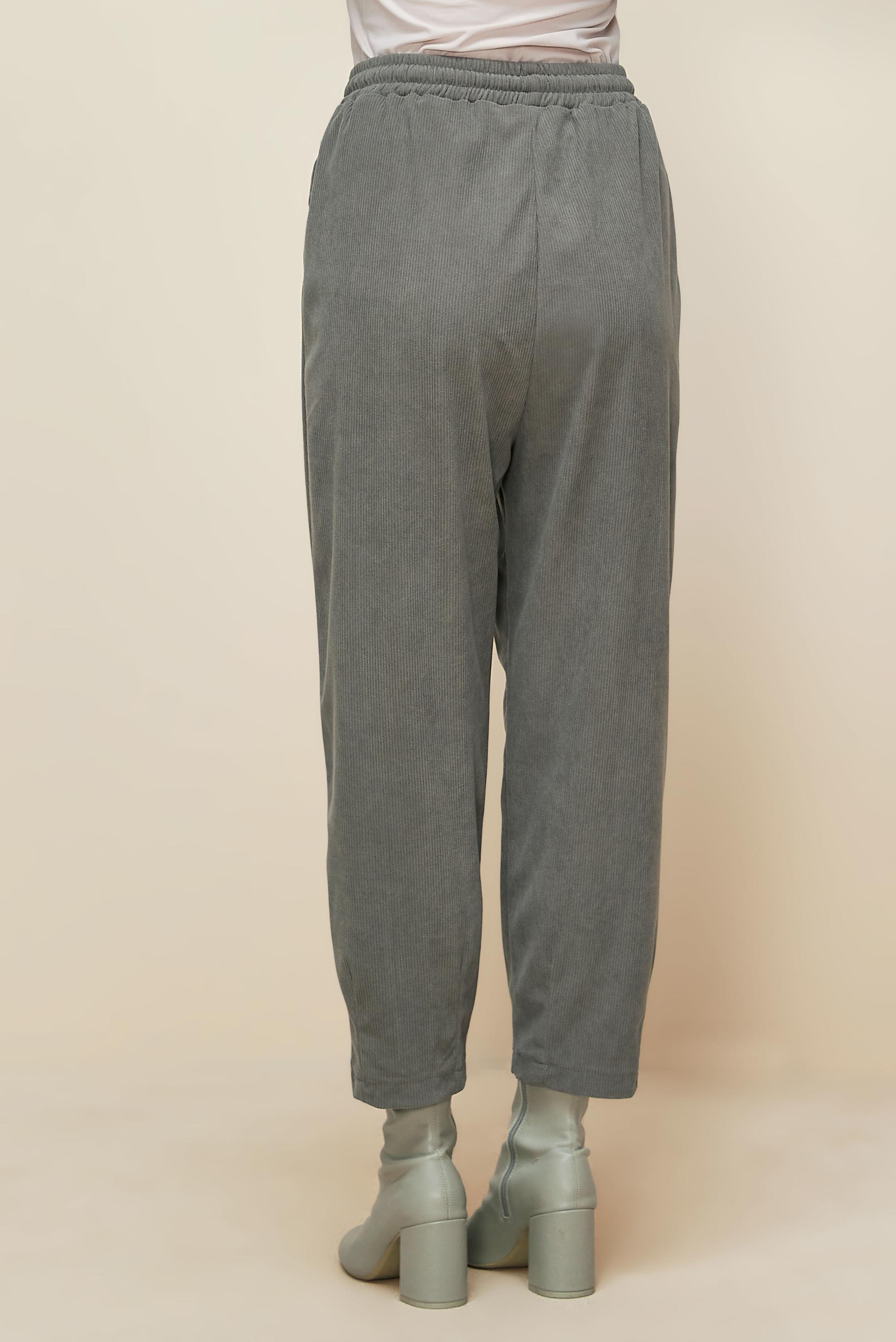 Hijab clothing GREY VELVET TROUSERS 70910